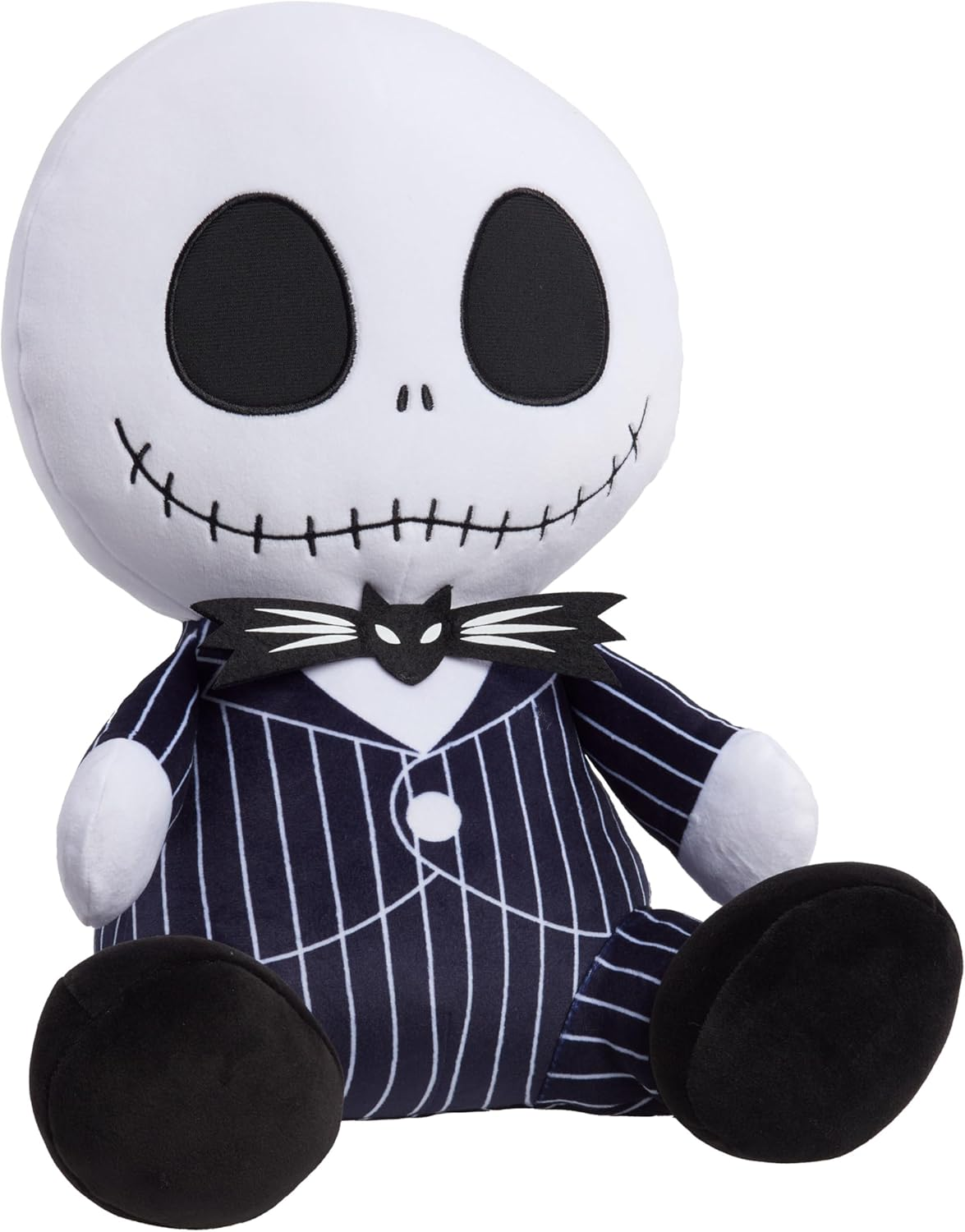 Disney Tim Burton&rsquo;S the Nightmare before Christmas Jack Skellington Comfort Weighted Plush, Kids Toys for Ages 3 up by Just Play image number 3