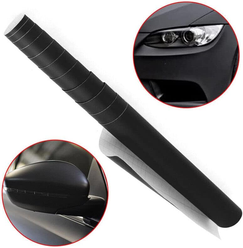 Car Vinyl Wrap Carbon Fiber Matt Satin Glossy Multi Color Car Tint Car Sticker - Durable, Heat-Stretchable, Uv-Resistant, Water-Resistant for Full Vehicle Customization - Black Carbon Fiber image number 6