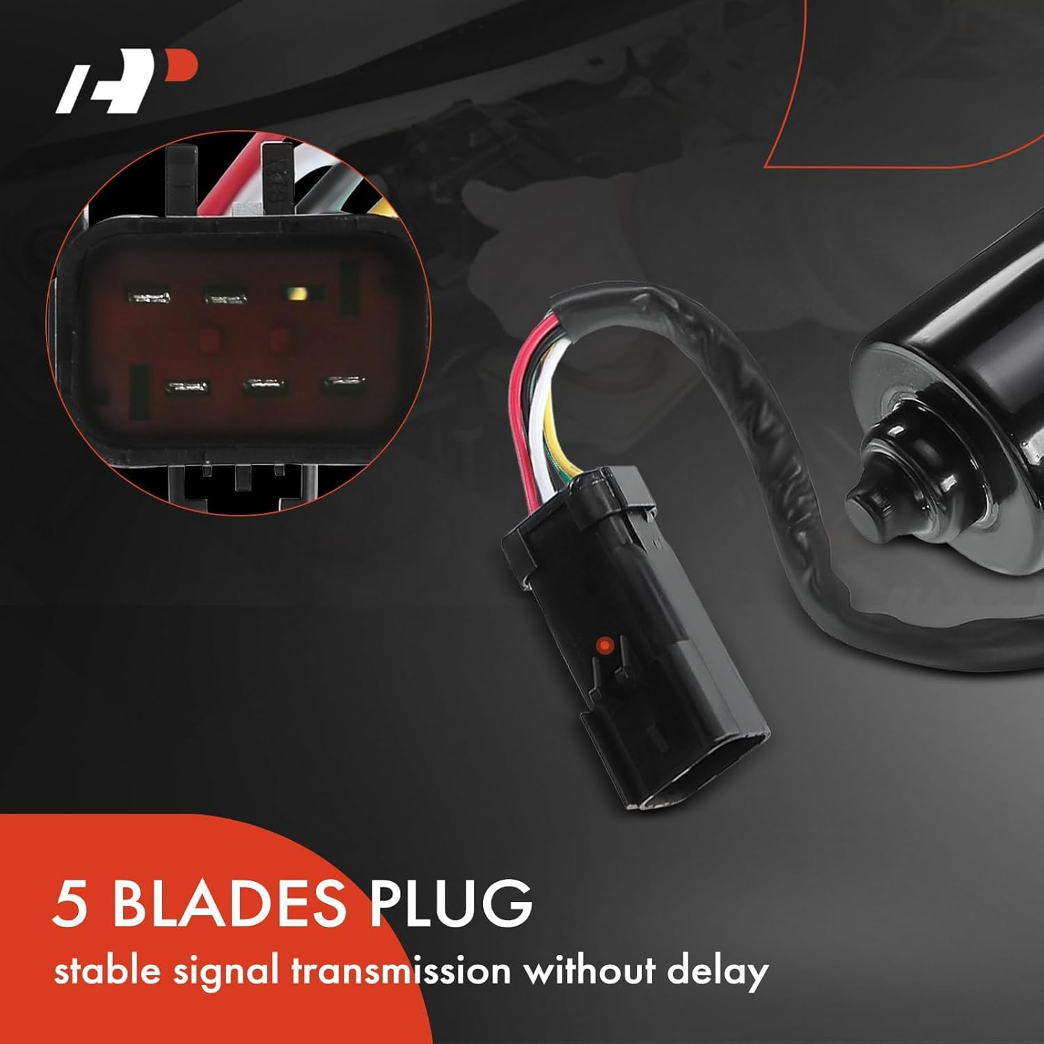 A-Premium Front Windshield Wiper Motor Compatible with Jeep TJ Series TJ 1997-2002, Wrangler 1997-2002, 2.5L 4.0L, Sport Utility, 5-Pin image number 5