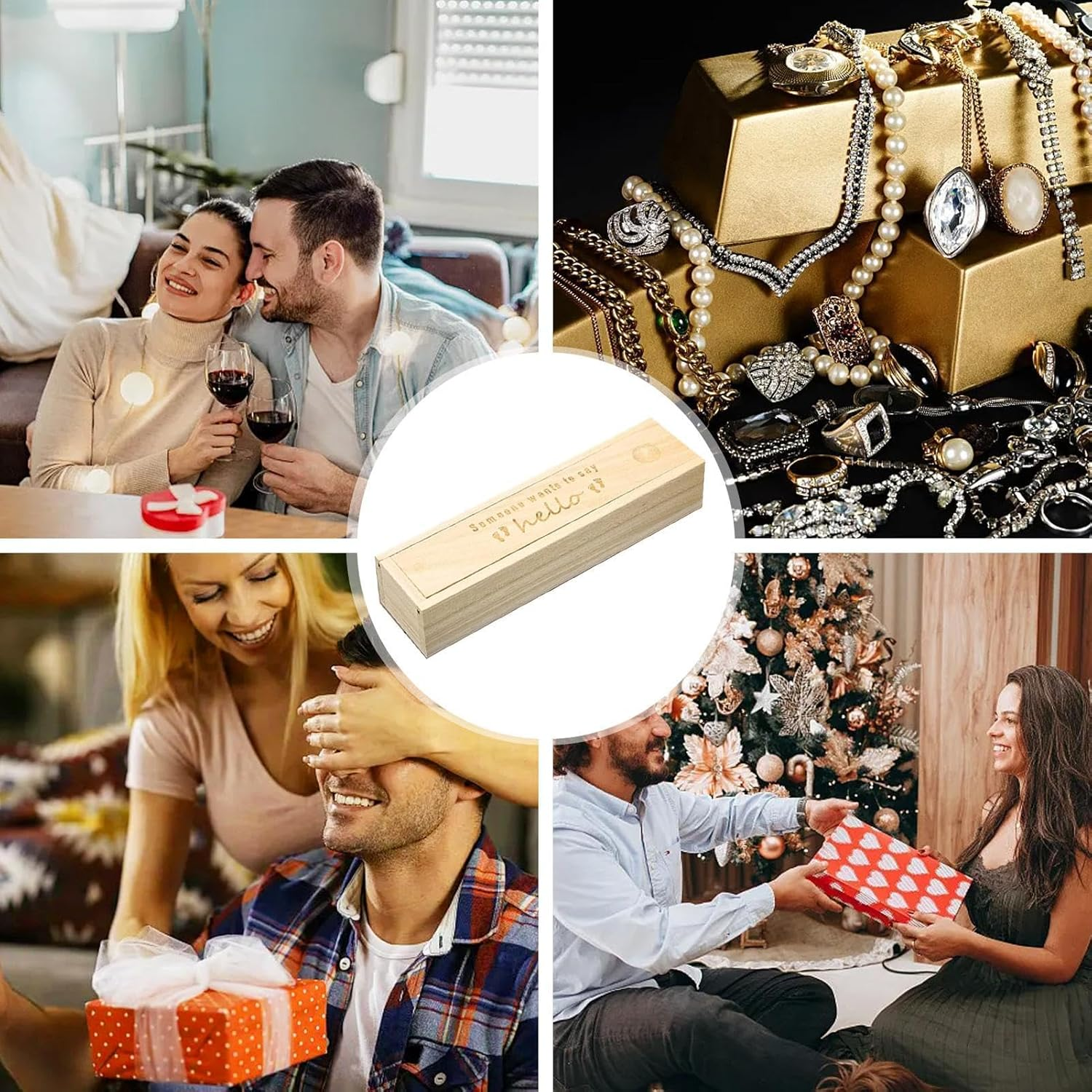 Pregnancy Test Keepsake Box - Pregnancy Test Results Memory Box, Stylish Keepsake Storage | Storing Moments of Pregnancy, Baby Announcement Gift Sets In image number 4