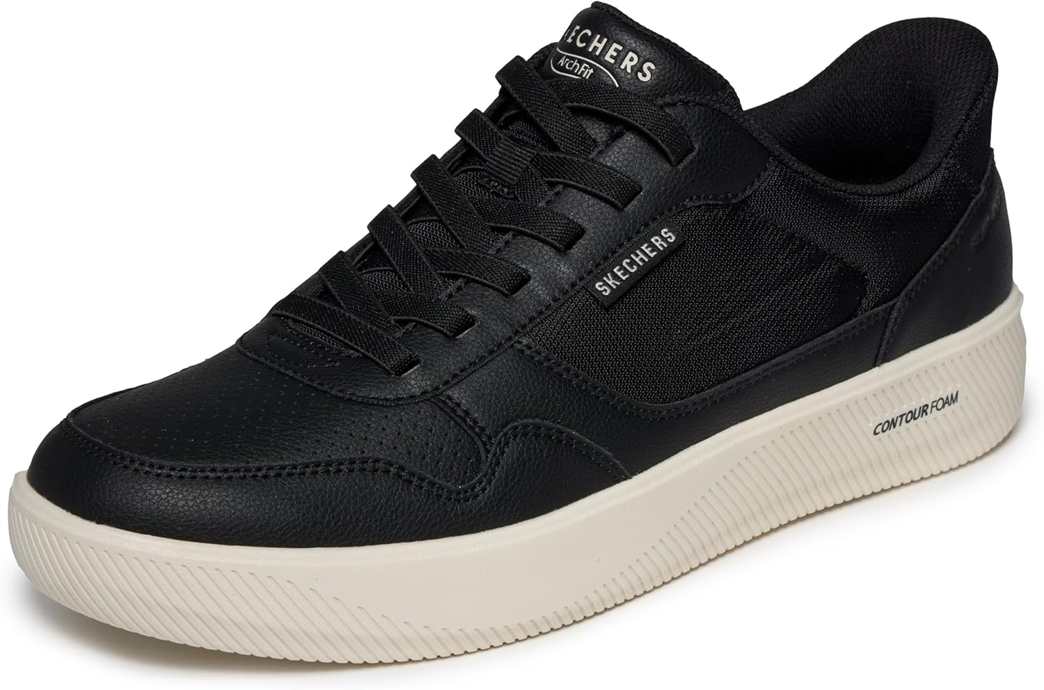 Skechers Men'S Arch Fit Court Break-Komfortabel Hands Free Slip-Ins Sneaker