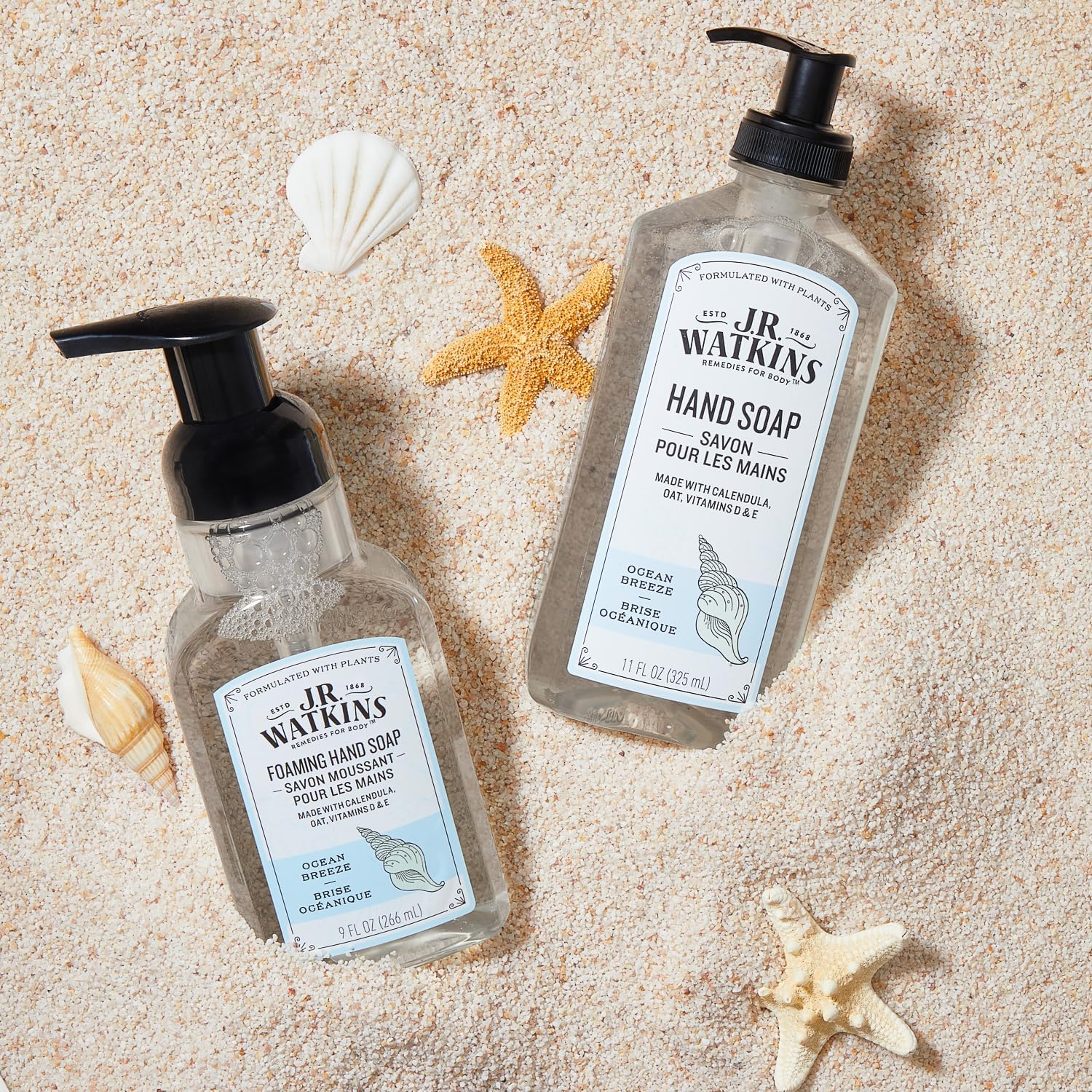 JR Watkins - Liquid Hand Soap Ocean Breeze - 11 Fl. Oz. image number 1