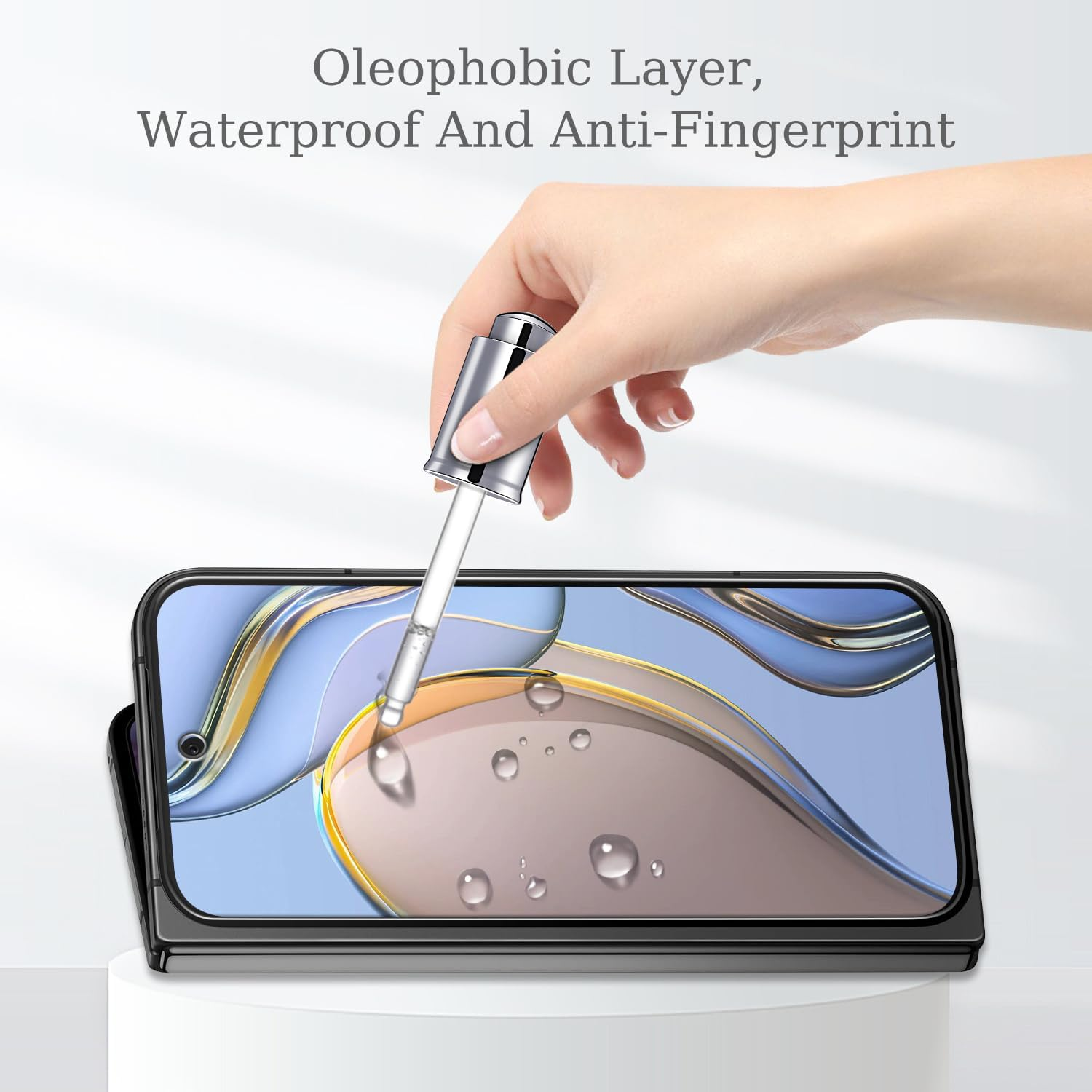 Pokolan 3 Pack Screen Protector for Google Pixel 9 Pro Fold Tempered Glass, 9H Hardness, Case Friendly, No Bubbles, anti Scratch, Ultra Resistant