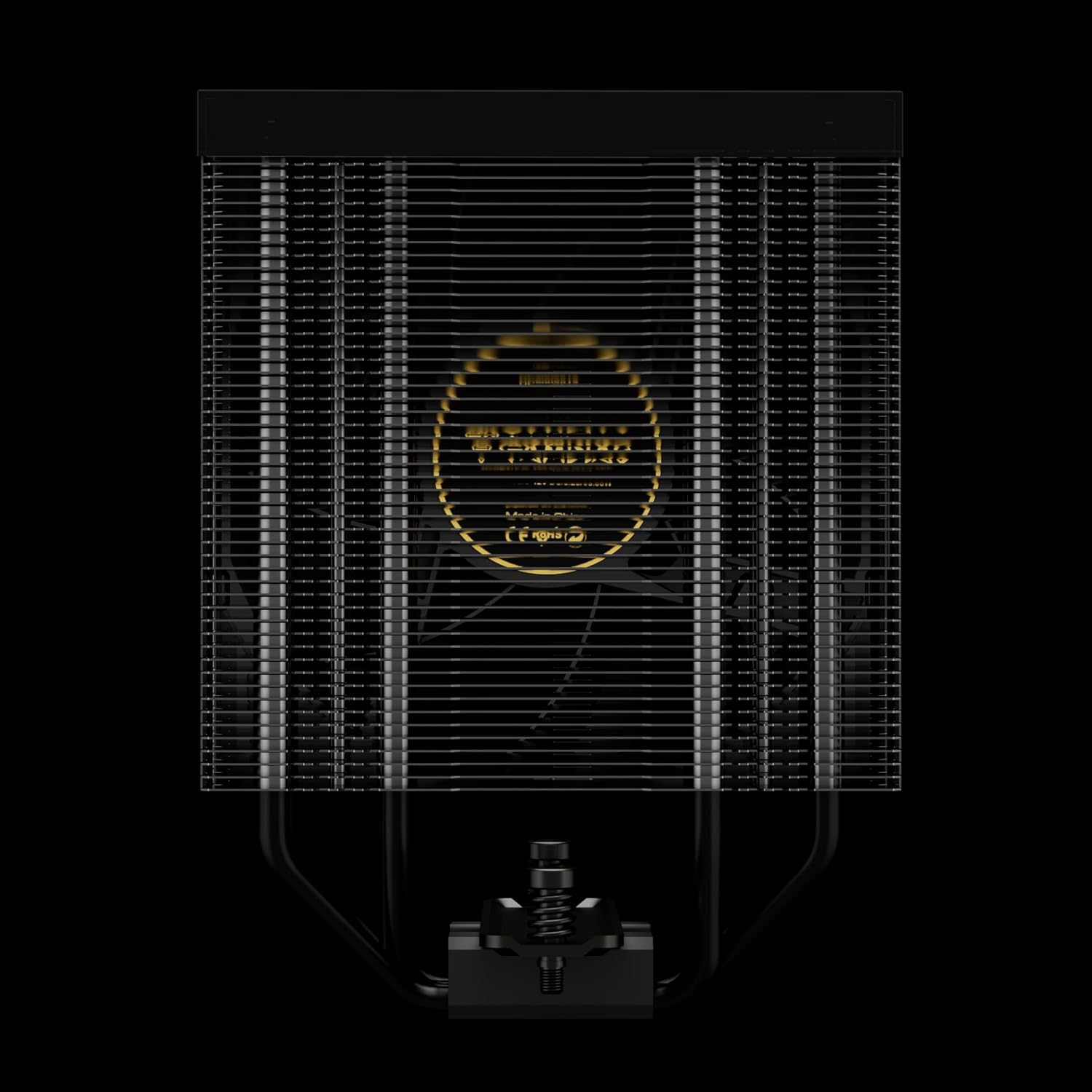 Gamdias CPU Air Cooler Digital Display PWM Fan 4 Copper Heat for Intel LGA1700 AMD AM5, 120Mm Hydraulic Bearing PWM Fan, 2.63 Mmh2O, Support LGA1700/1151/1150/1155/1156/1200/2011/2066/AM5/AM4 (Black) - White image number 6