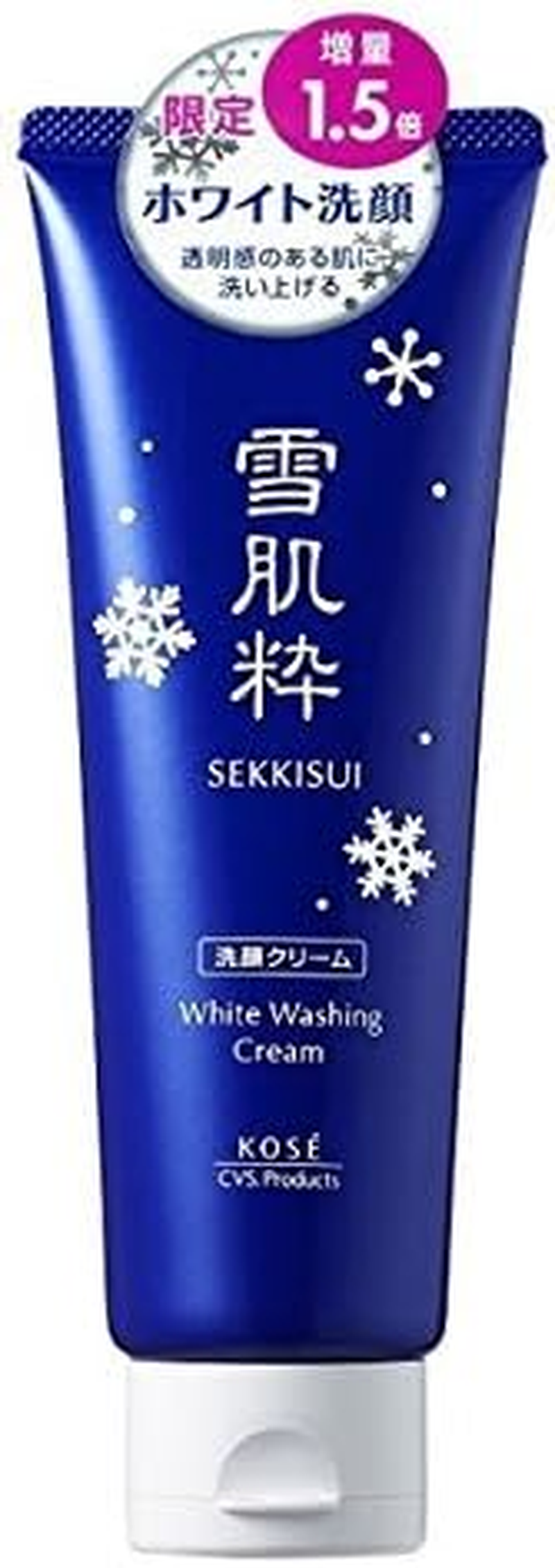 Kose Sekkisui White Washing Cream - 120G (Japan Import)