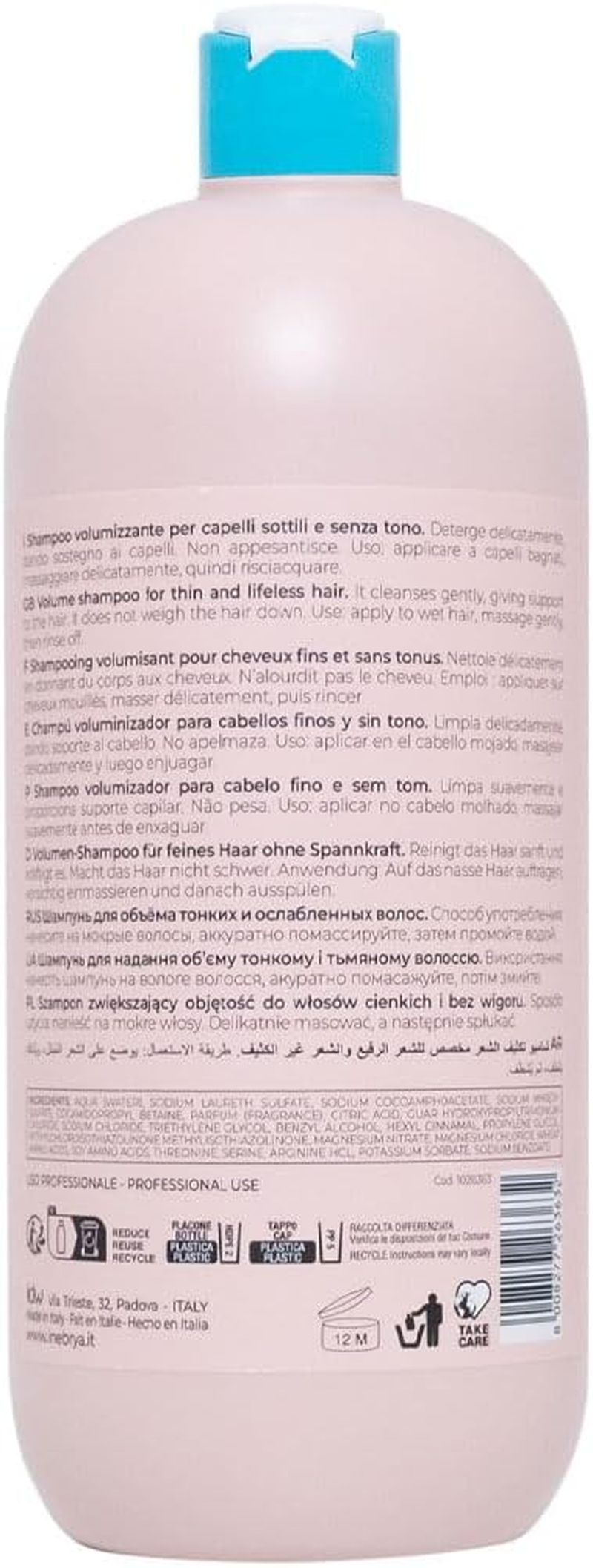 Inebrya Ice Cream Pro-Volume Shampoo 1000Ml