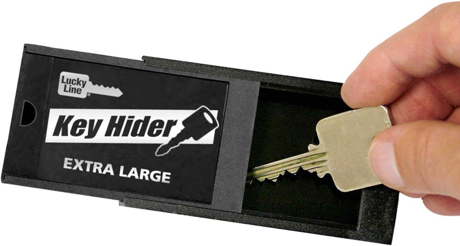 Lucky Line Extra Large Magnetic Key Hider Case Key Holder for Large Keys (9121) image number 1