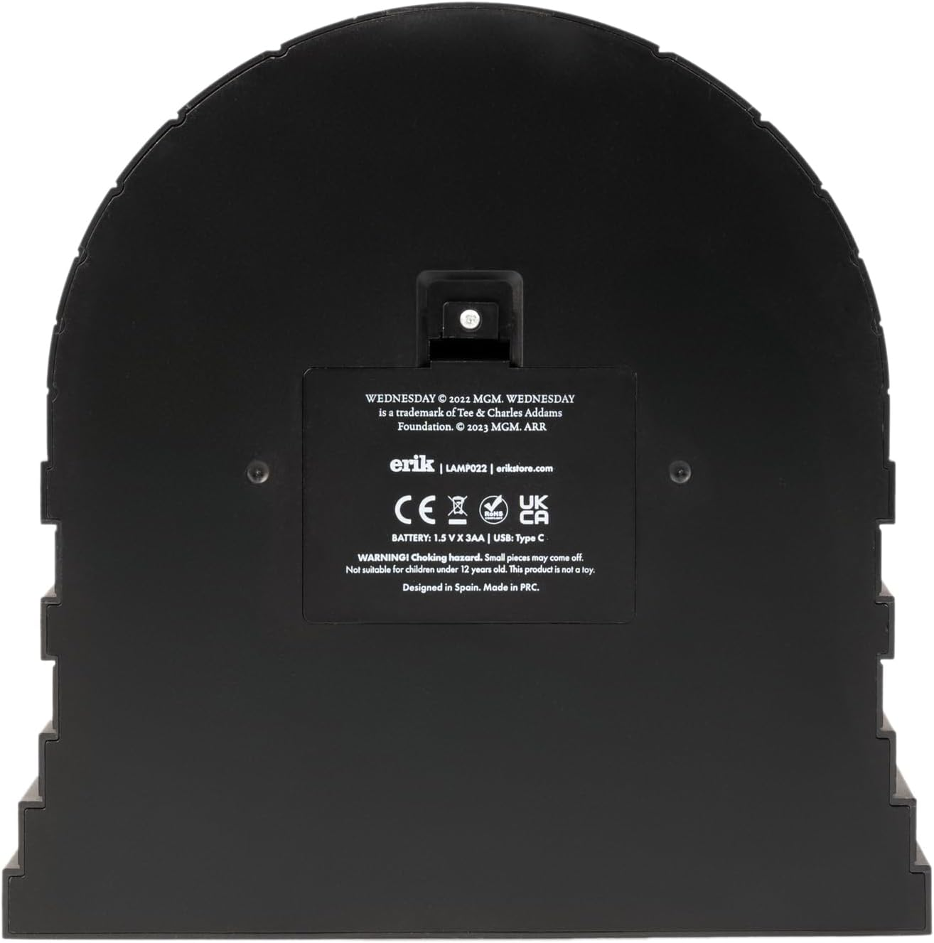 Grupo Erik Lamp - Wednesday | Desk Lamp, USB Lamp, USB Light, Mood Light | Wednesday Addams Gifts, Addams Family Halloween Decorations, Halloween Gifts image number 1