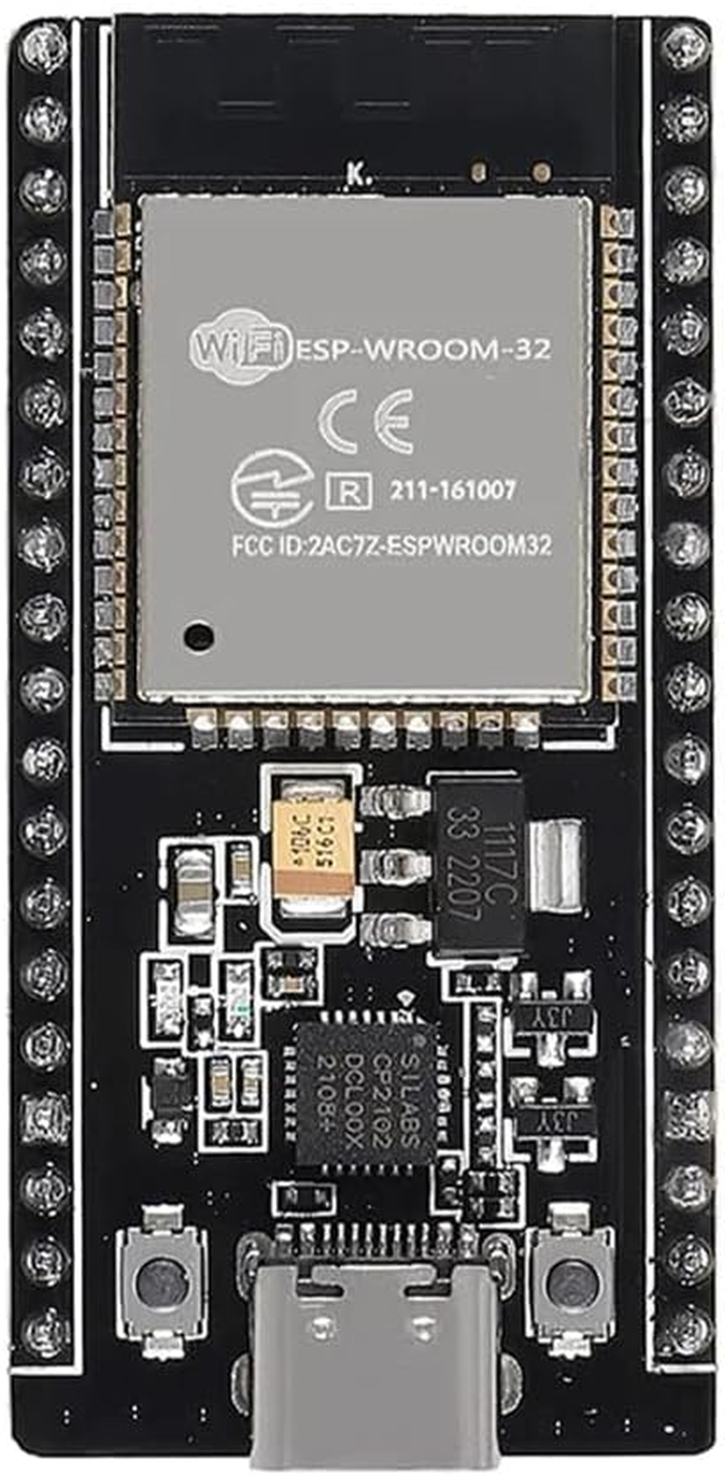 Hiletgo 3Pcs ESP32 ESP-32S ESP-WROOM-32 CP2012 USB C 38 Pin Wifi+Bluetooth Dual Core Type-C Interface Esp32-Devkitc-32 Development Board Module STA/AP/STA+AP image number 6