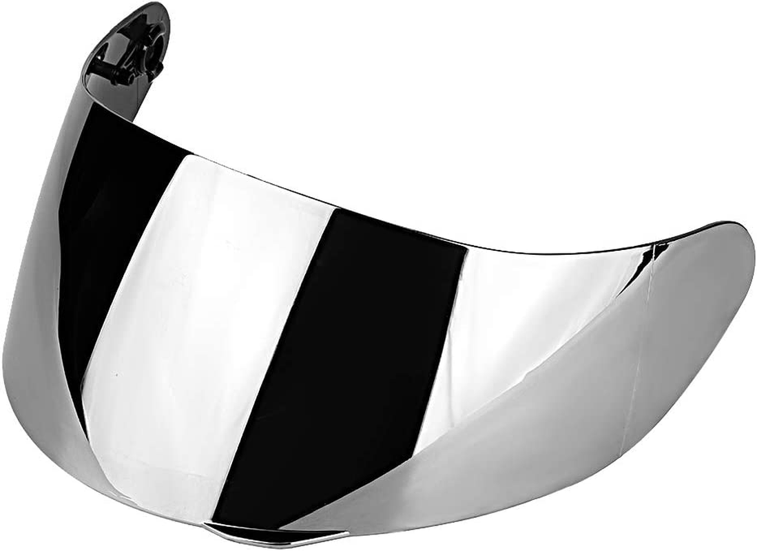 Helmet Lens Shield, Strong Scratch Resistant Full Face Helmet Visor anti Fog for Motorcycles Replacement for AGV K5 K5-S K3 SV K1(Silver) image number 3