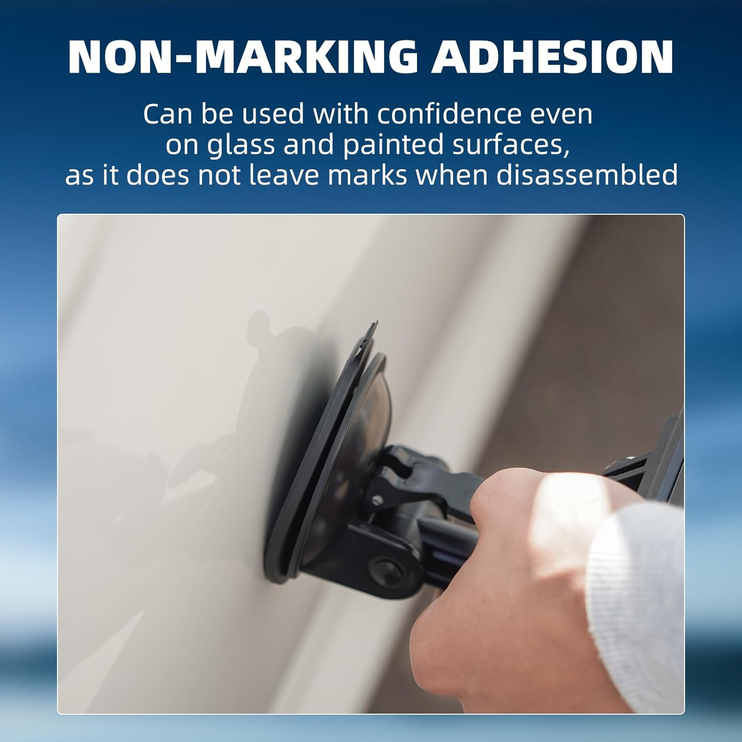 Pocket 3 Suction Cup Mount, Car Windshield Window Dash Holder Kit with Expansion Adapter for Insta360 X4 X5 X3 Go 3S for Gopro Max Mini Hero 13 12 11 10 9 Pocket 3 2 Action 5 Pro 4 Accessories image number 5