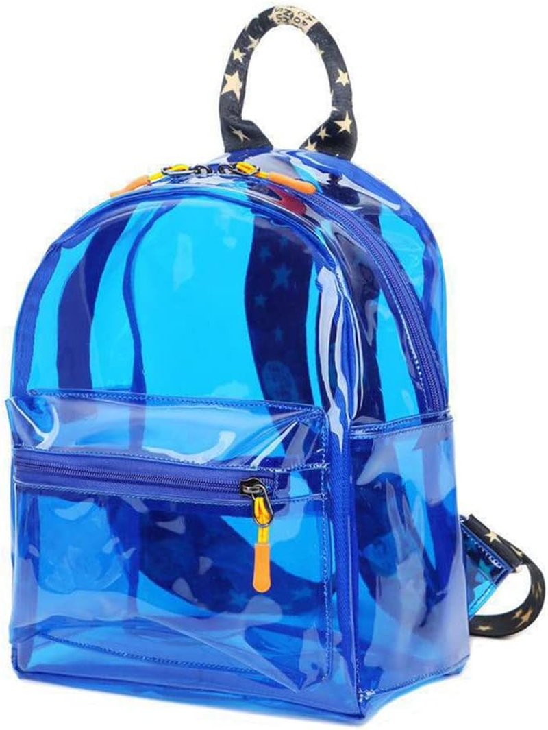 Heavy Duty Transparent Clear Backpack,Tinyat See through Clear Bag for School, Concerts, Sports, Travel and Daily Use