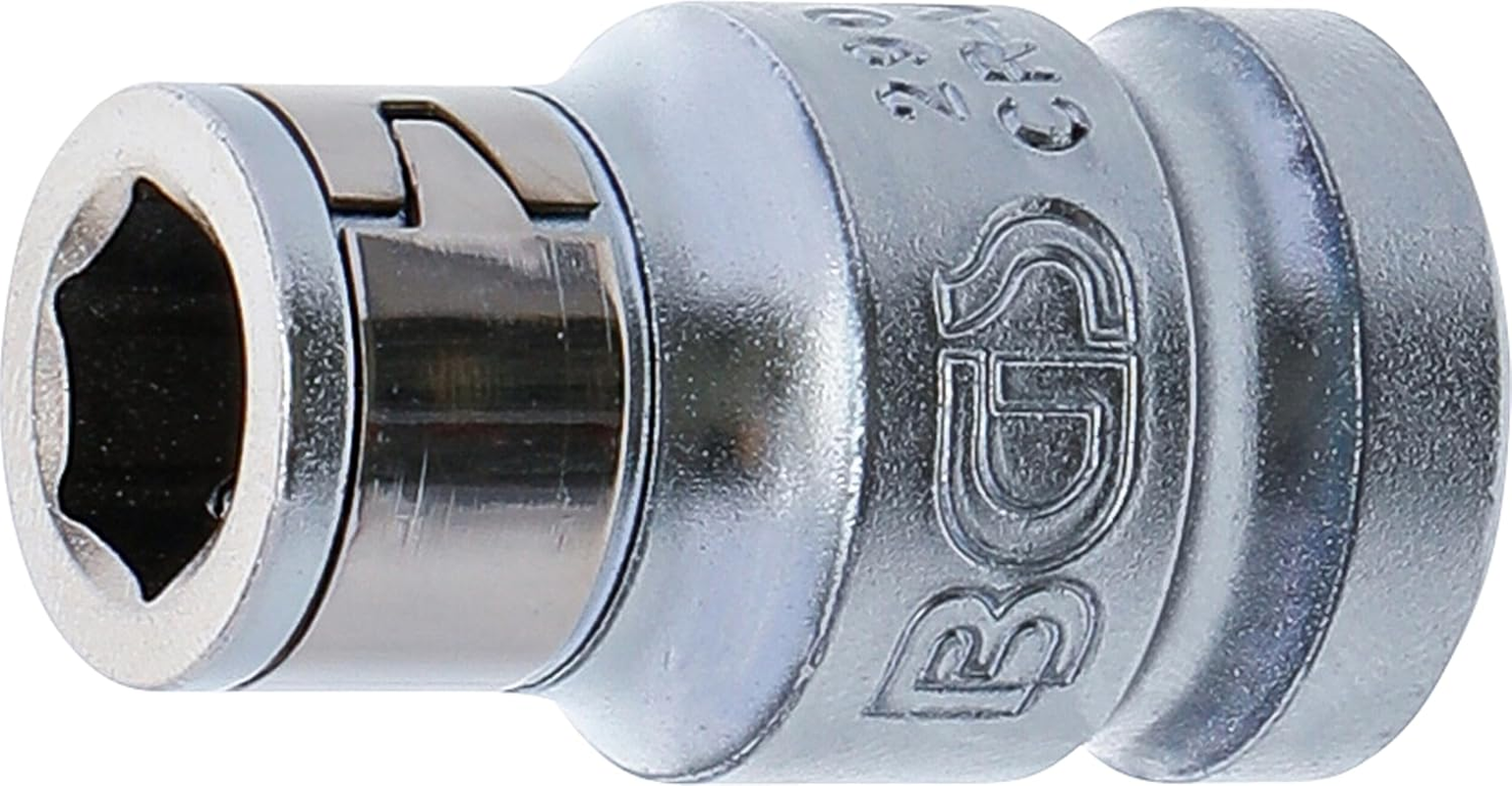 BGS 292 | Bit Adaptor with Retaining Ball | 10 Mm (3/8") Drive | Internal Hexagon 8 Mm (5/16")