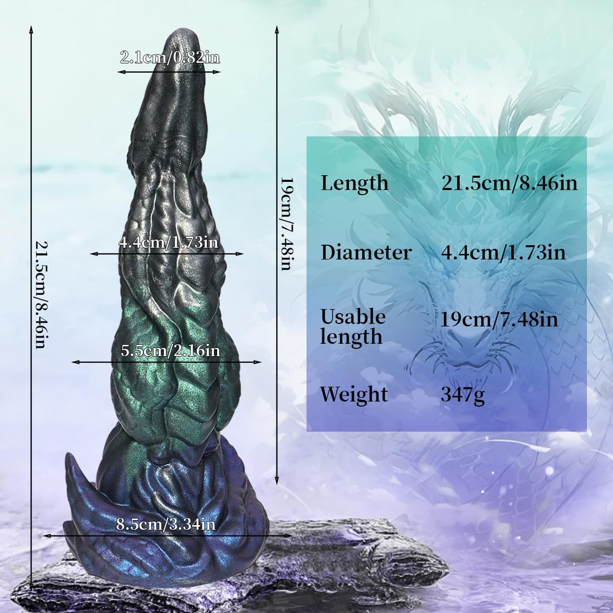 Knot Monster Dildo Sex Toys, Big Fantasy Knot Dildos with Suction Cup, Huge Anal Dildo Silicone Butt Plug, Thick Realistic Dildos Adult Sex Toys & Games for Women Men Gay image number 5