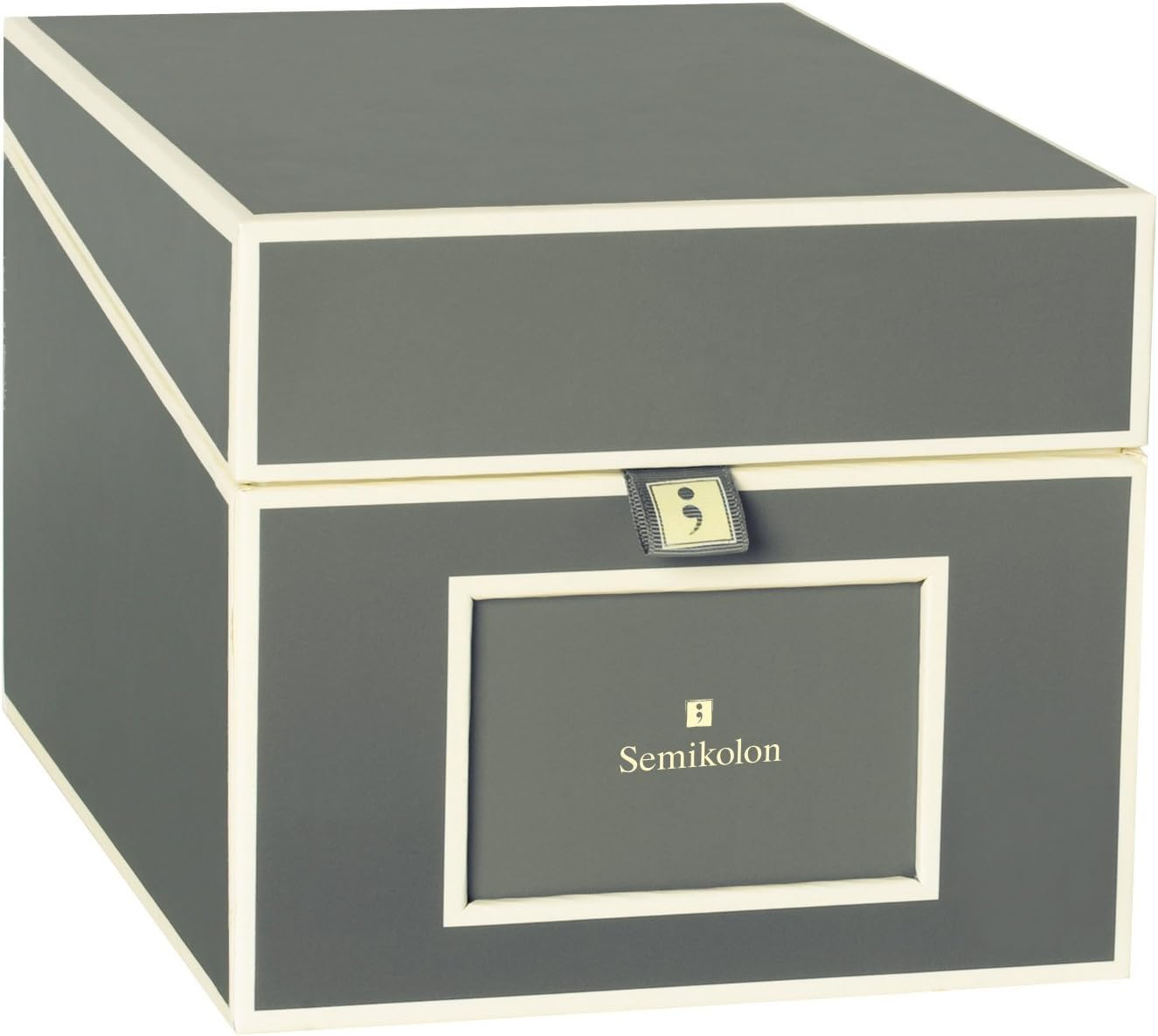 Semikolon CD and Photo Box, Grey