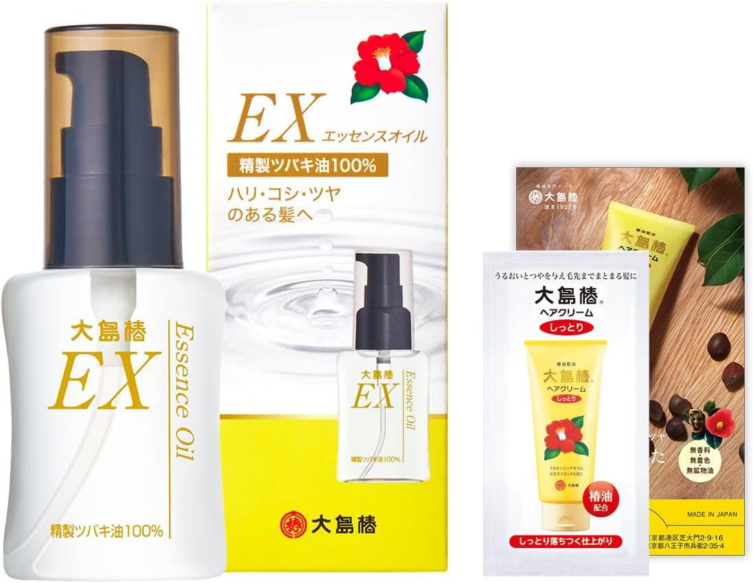 Oshima Tsubaki EX Essence Oil, 1.4 Fl Oz (40 Ml) (Hair, Scalp, Skin, Hair Oil), Bonus Included image number 5