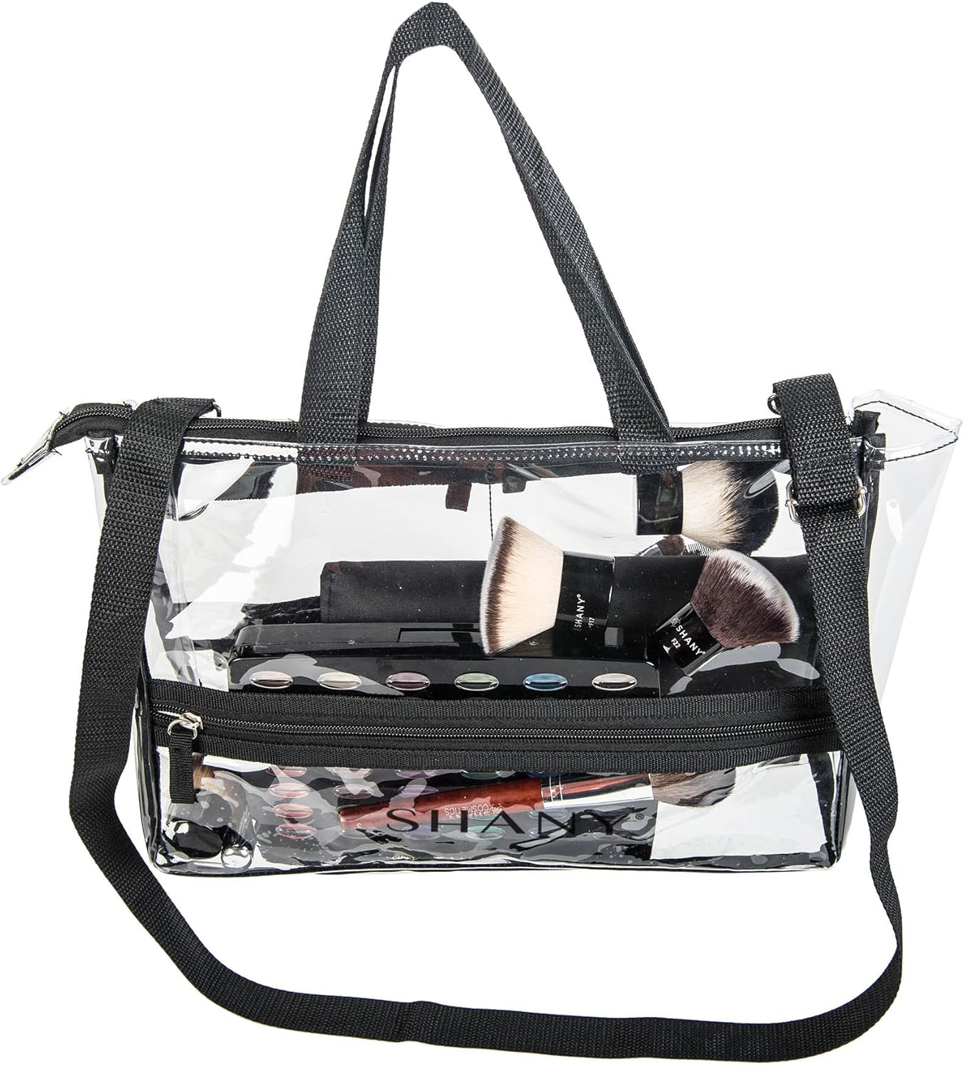 SHANY Clear Travel Makeup Bag - Cosmetics Organizer - Game Changer image number 3