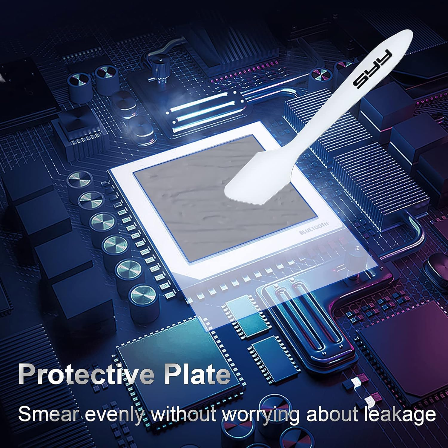 SYY Thermal Paste, 2G New Upgrade Easy to Apply CPU Thermal Compound Paste Heatsink for Ic/Processor/Cpu/All Coolers, Carbon Based High Performance image number 6