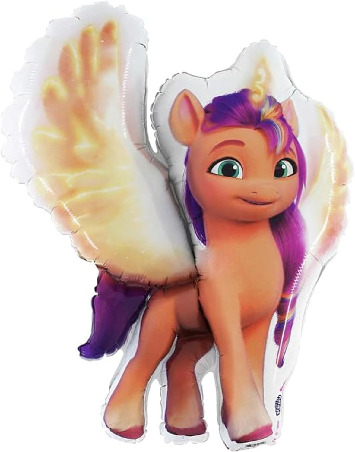 Toyland&reg; 29 Inch Sunny Alicorn Shaped Foil Balloon - My Little Pony Children'S Party Decorations image number 1