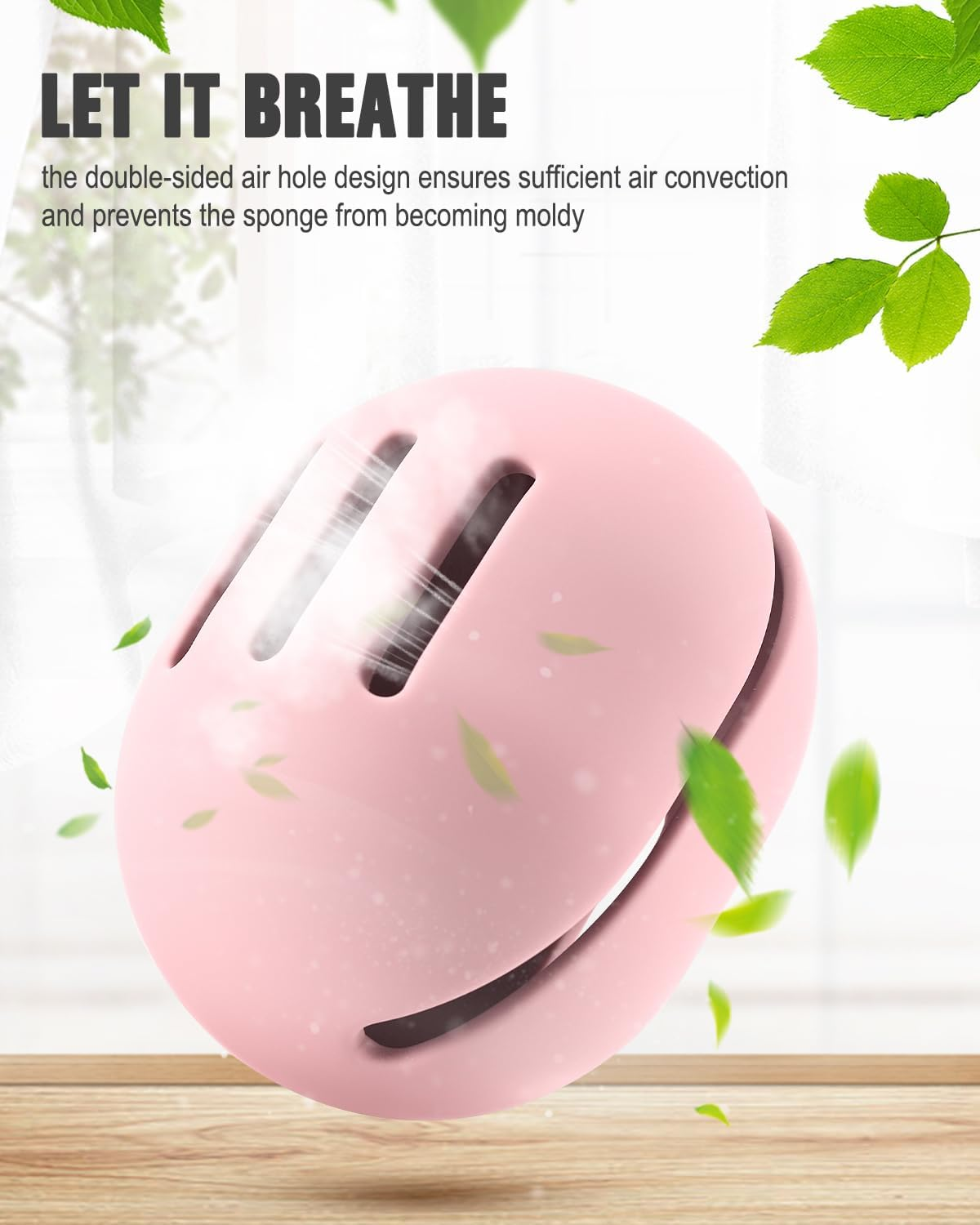 FERYES 2 PCS Makeup Sponge Holder &ndash; Shatterproof Eco-Friendly Silicone Beauty Make up Blender Case for Travel image number 5