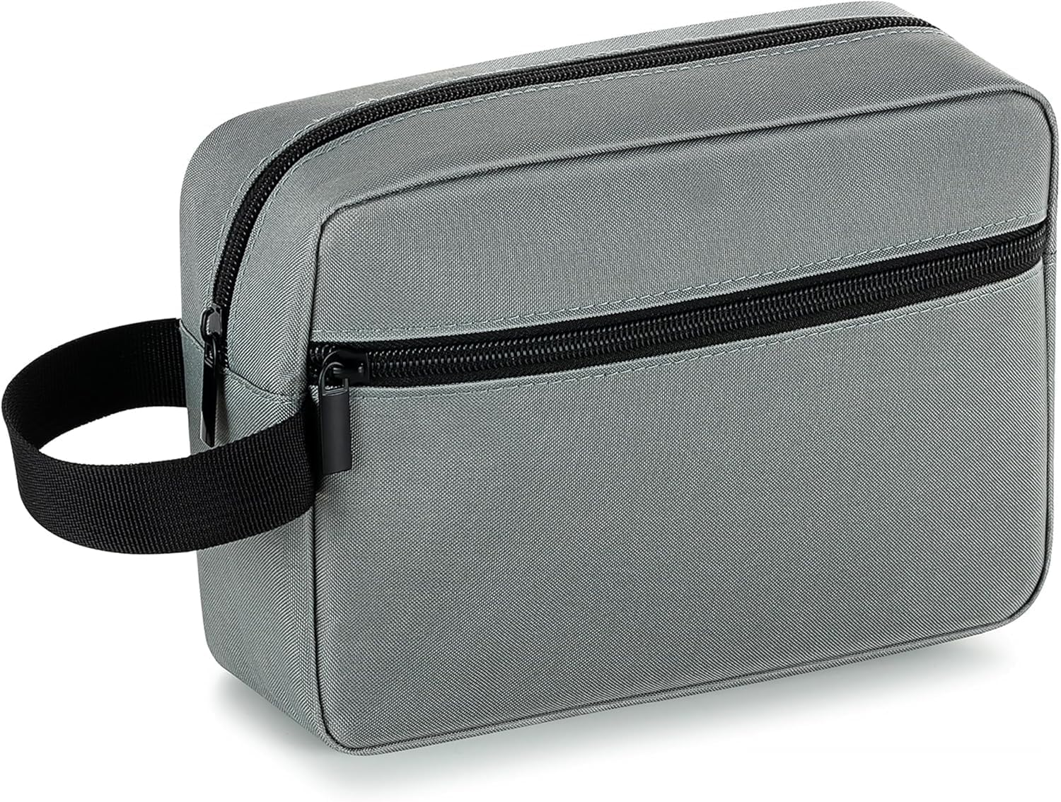 Mumoo Bear Travel Toiletry Bag for Women and Men, Lightweight Makeup Bag Hanging Dopp Kit with Shaving Compartment Cosmetic Organizer Small Tool Bag Travel Essentials（Grey） image number 4