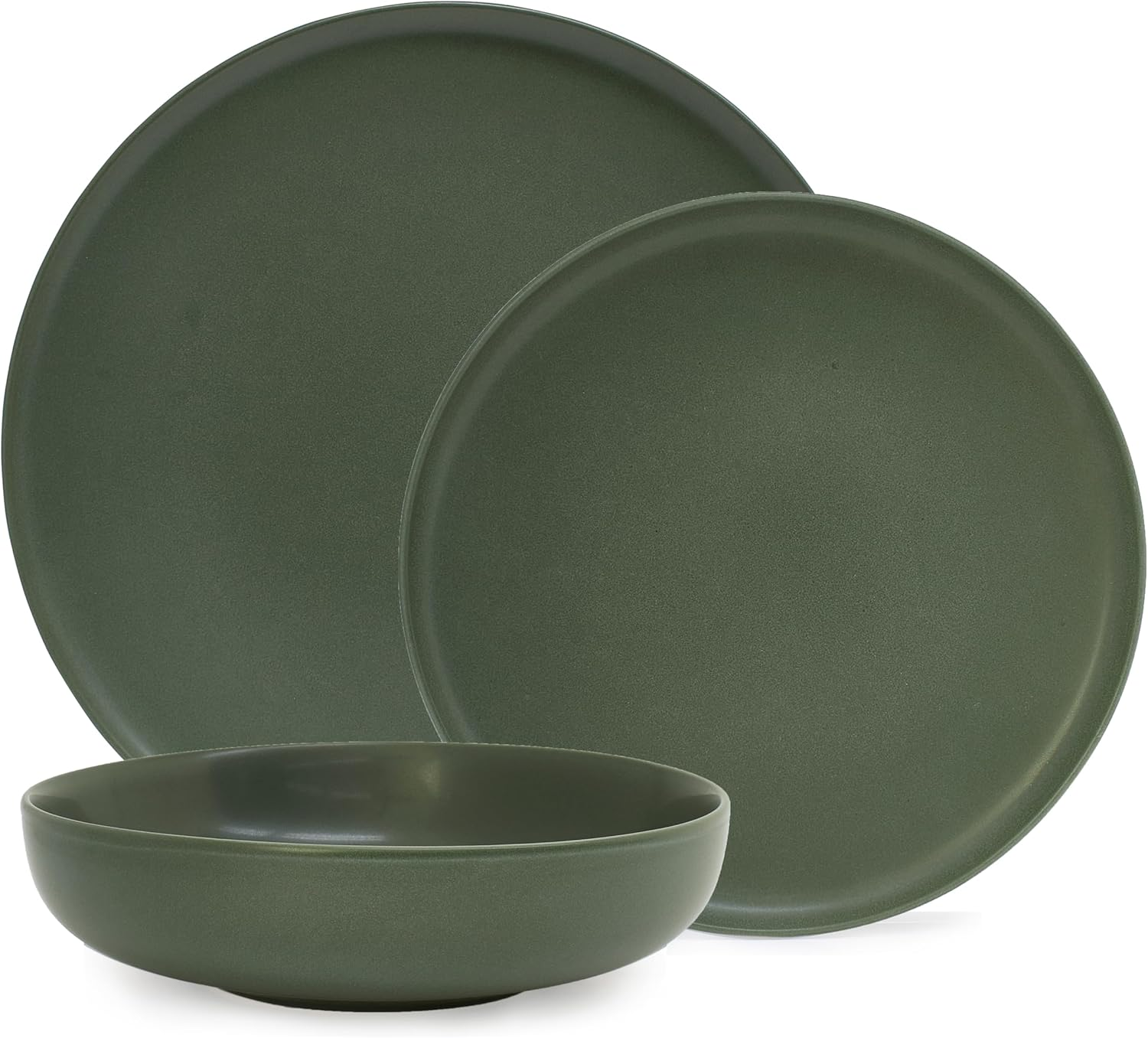 Salt&Pepper Hue 12 Piece Dinner Set - Kelp - Dinner Sets House Warming Gifts Wedding Gifts