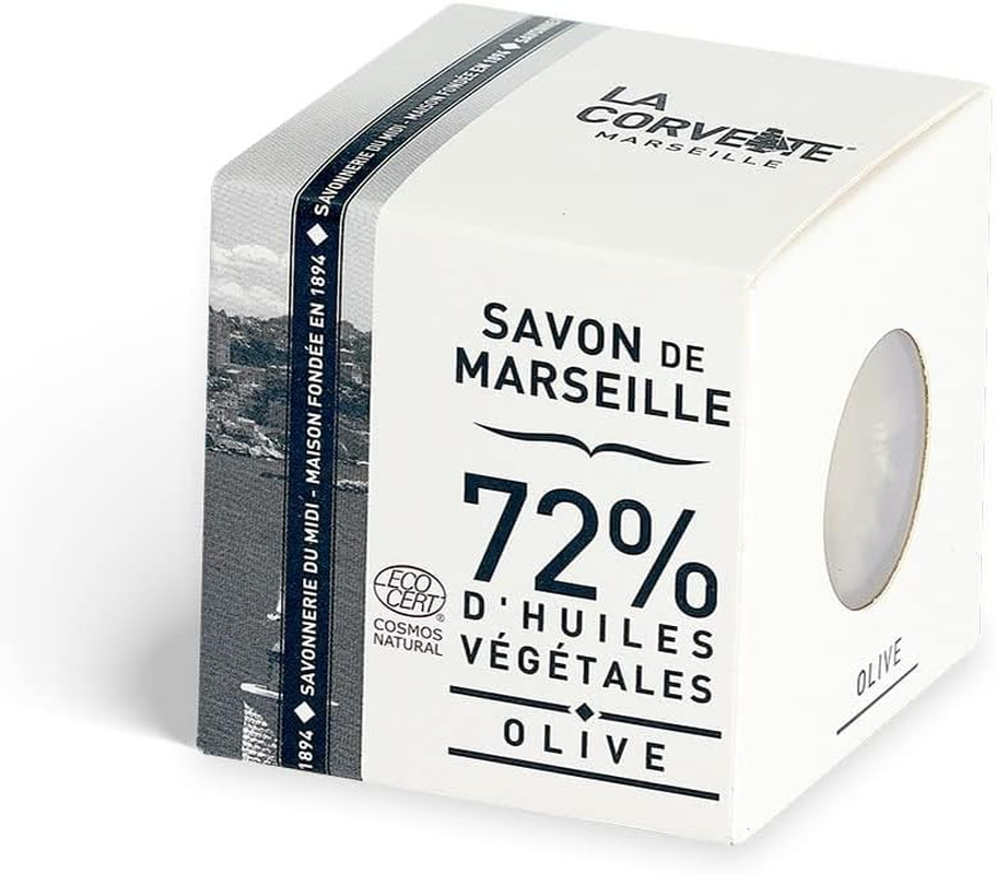 La Corvette Marseille Olive Cube Soap, 200 G image number 2