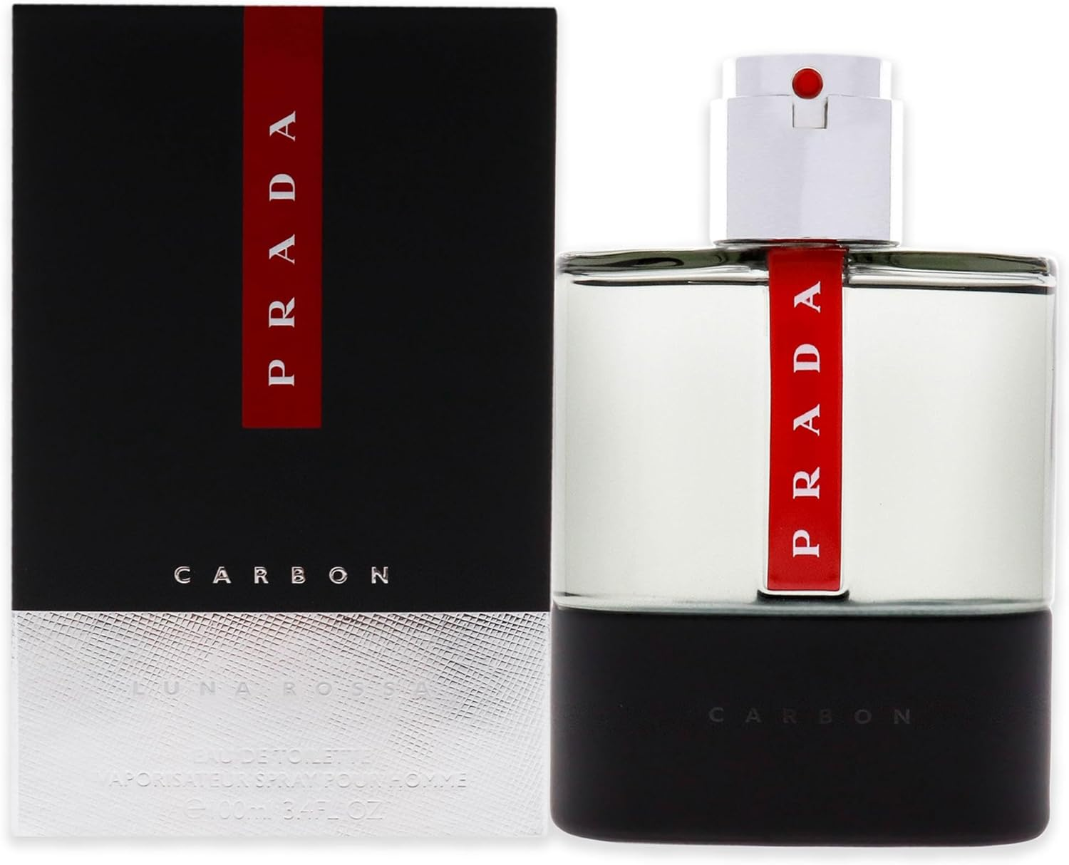 Prada Men'S Luna Rossa Carbon Eau De Toilette Spray 100 Ml image number 3
