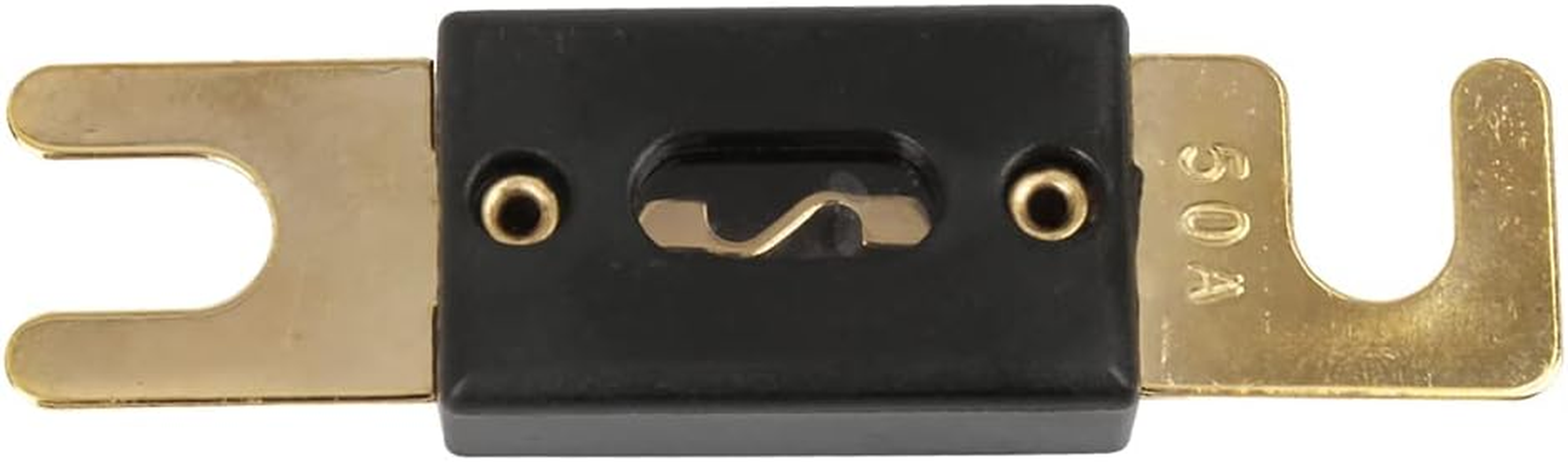 X AUTOHAUX 5 Pcs ANL Fuses 50 Amp Gold Tone Plated Fuse for Car Audio System image number 2