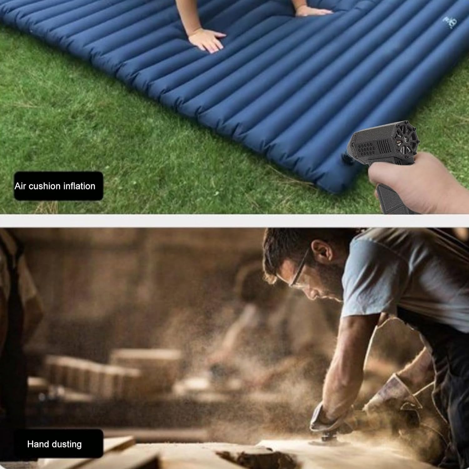 Compressed Air Duster, 300000RPM Electric Jet Dry Blower, Cordless Mini Blower Turbo Fan, Turbo Fan for Keyboard, PC, Car and Home,Electric Air Duster Replace Compressed Air Can image number 2