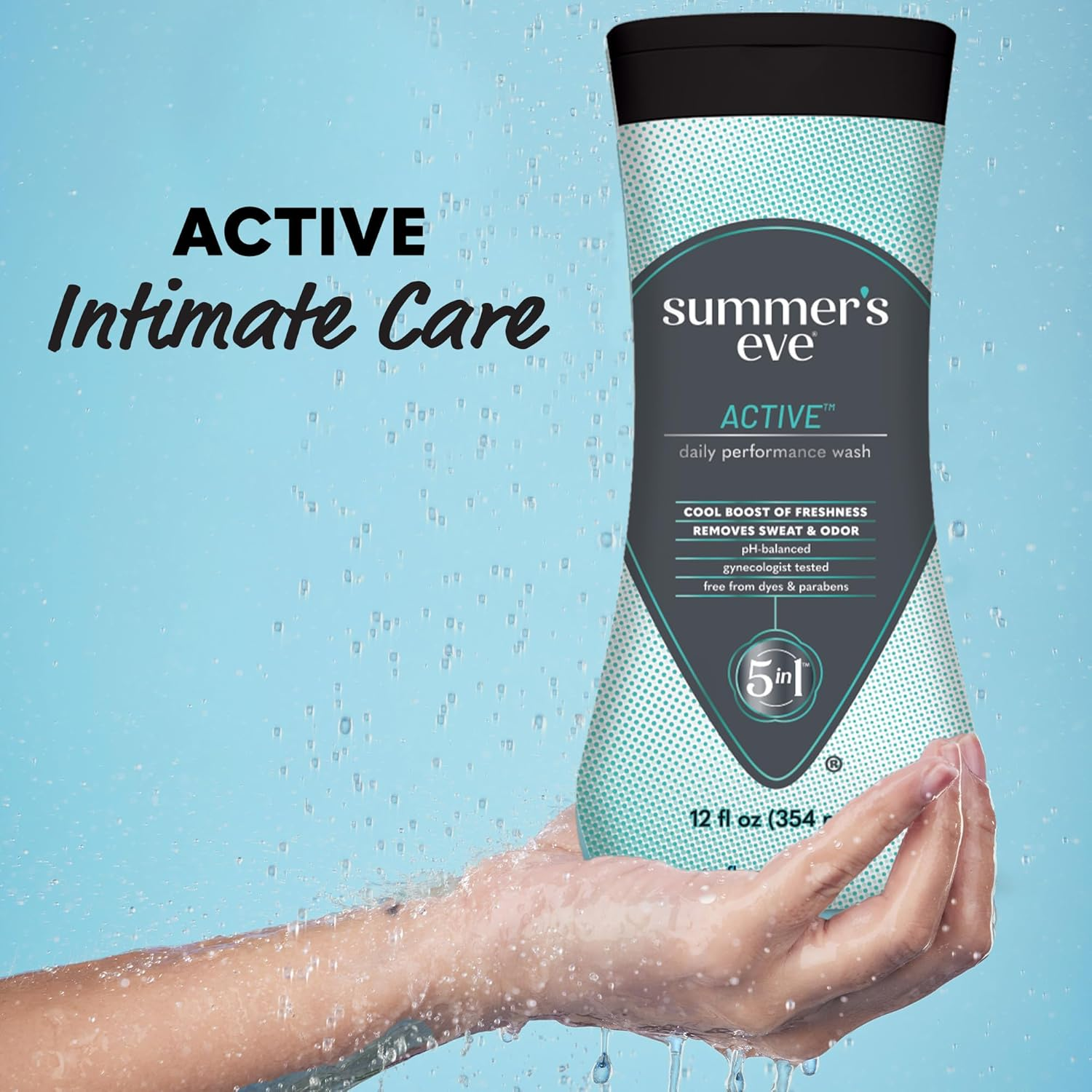 Summer'S Eve Active Cooling Feminine Cleansing Wash Eucalyptus, 3 Count image number 4