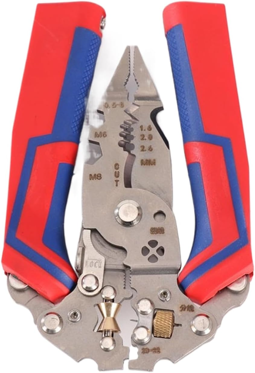 Wire Stripper | Foldable Electrical Pliers | 13-In-1 Electrician Repair Splitter Cable Stripping Tool for Daily Automotive Home Industrial Commercial Marine Electronics image number 4