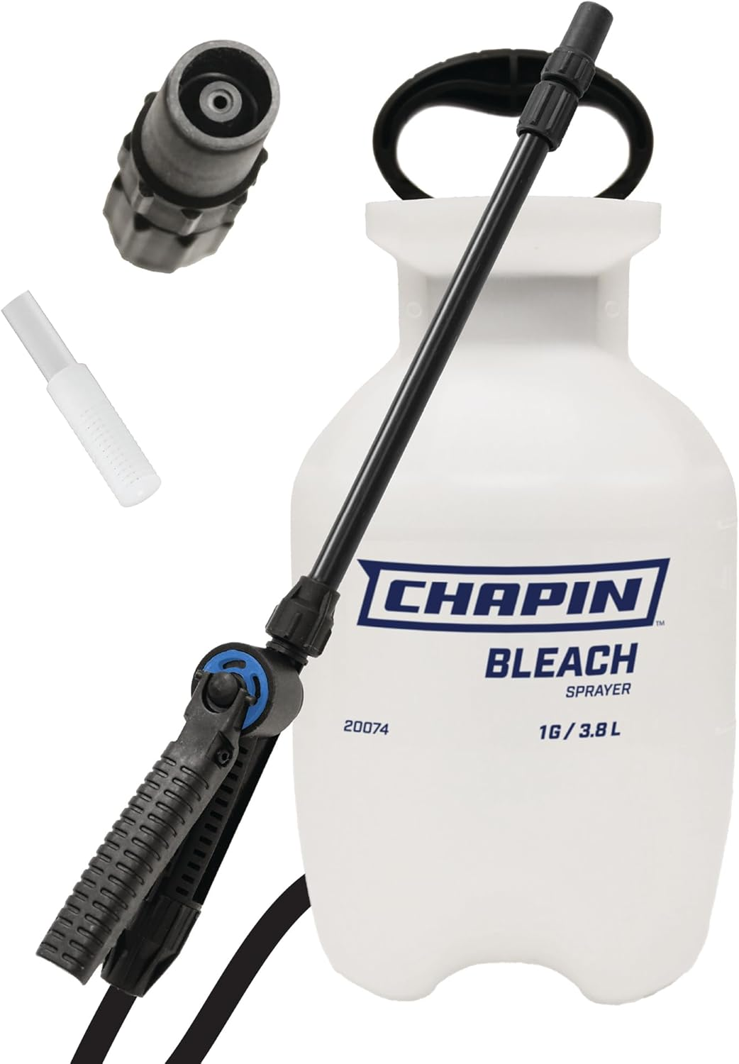 Chapin International 20075 Bleach & Disinfectant Bleach Sprayer, 1 Gallon, Translucent White image number 6