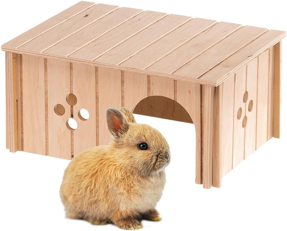 Ferplast Guinea Pig House Wooden Small Pet Nesting Box image number 3
