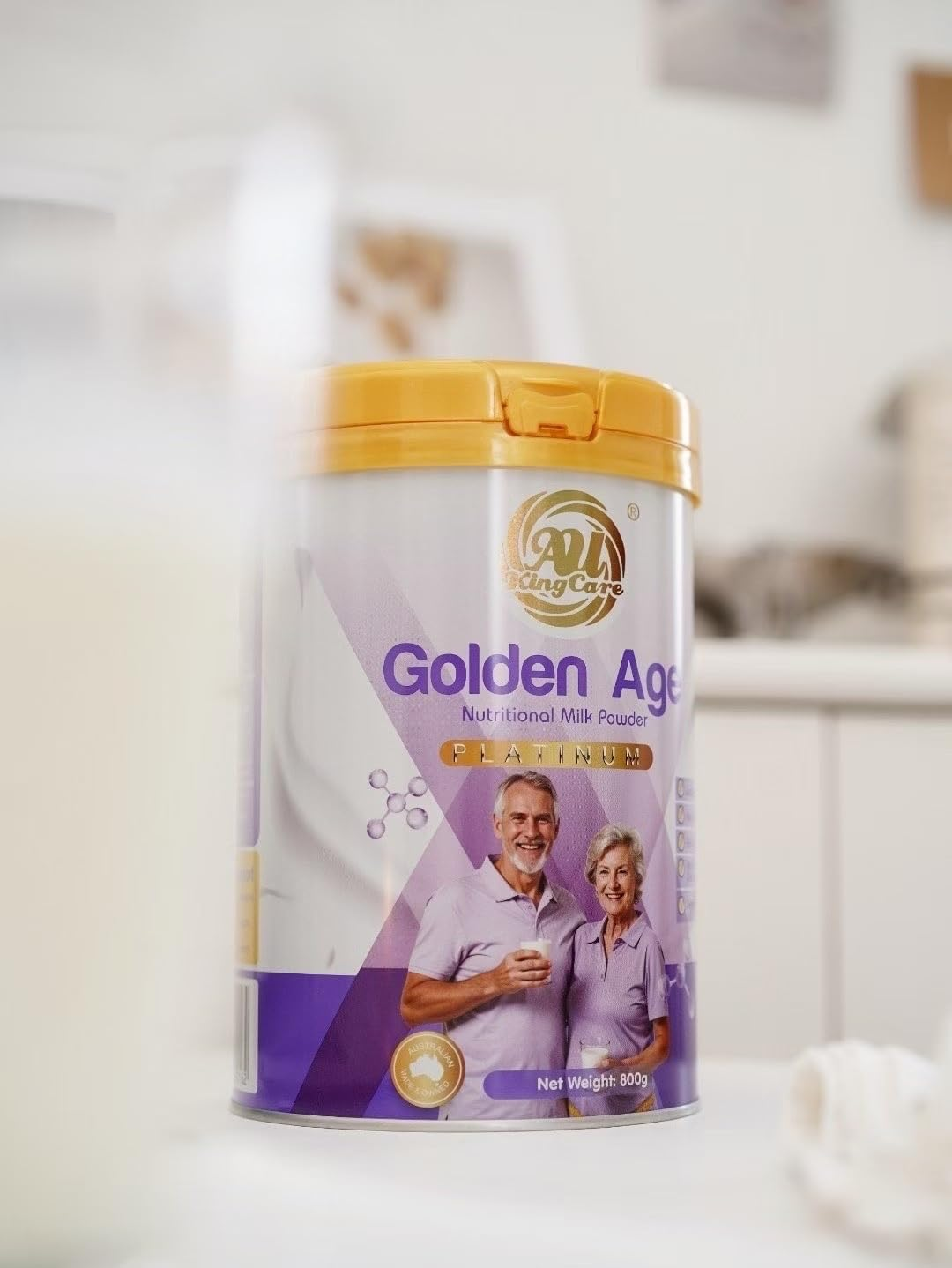 Au Kingcare Golden Age Nutritional Milk Powder,High Protein,Low Gi,800G image number 4