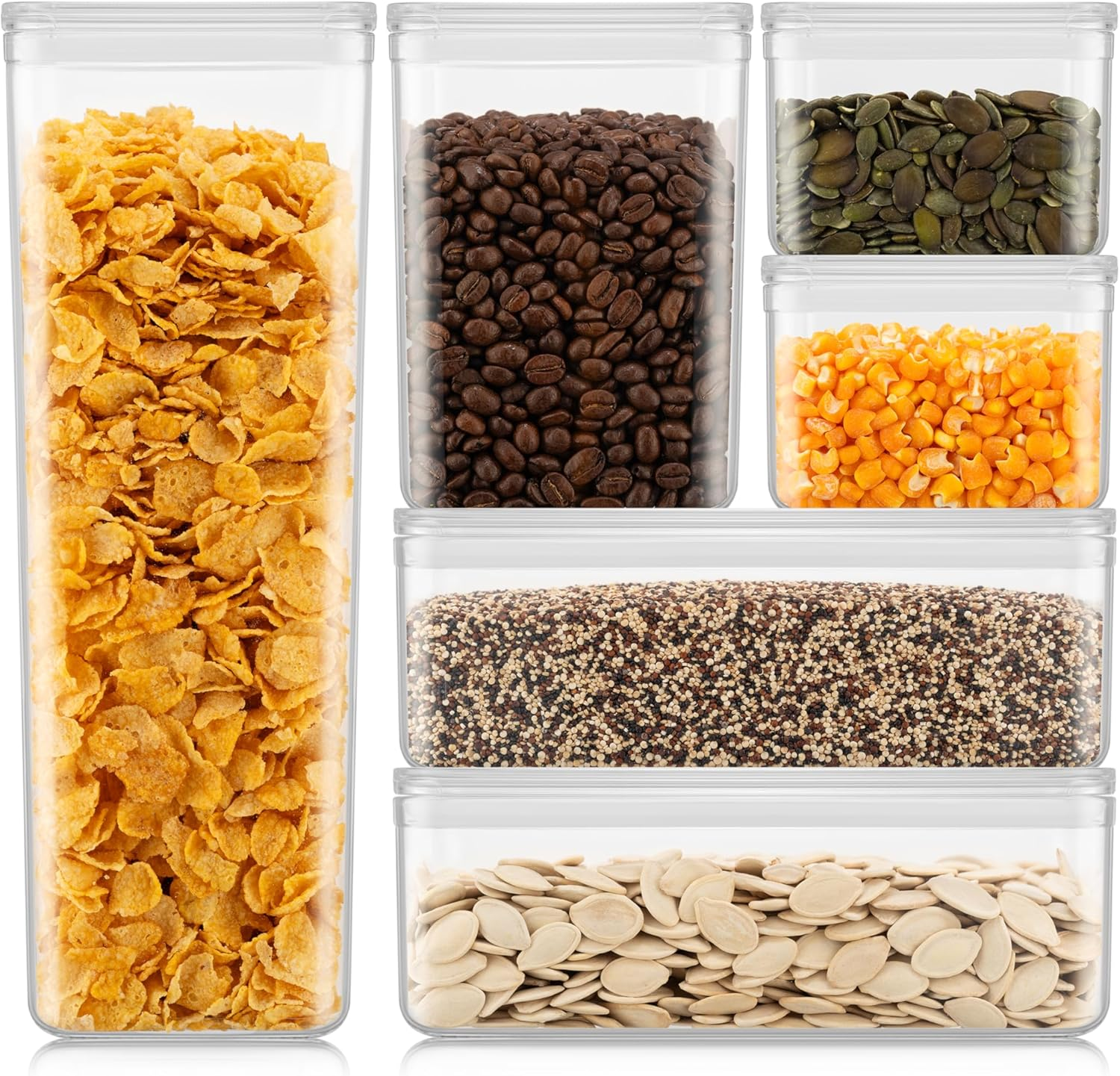 Bodum Canteen Set of 6 Jars 2 X 1 Litre / 1 X 1.2 L / 2 X 0.5 L / 1 X 2.6 L