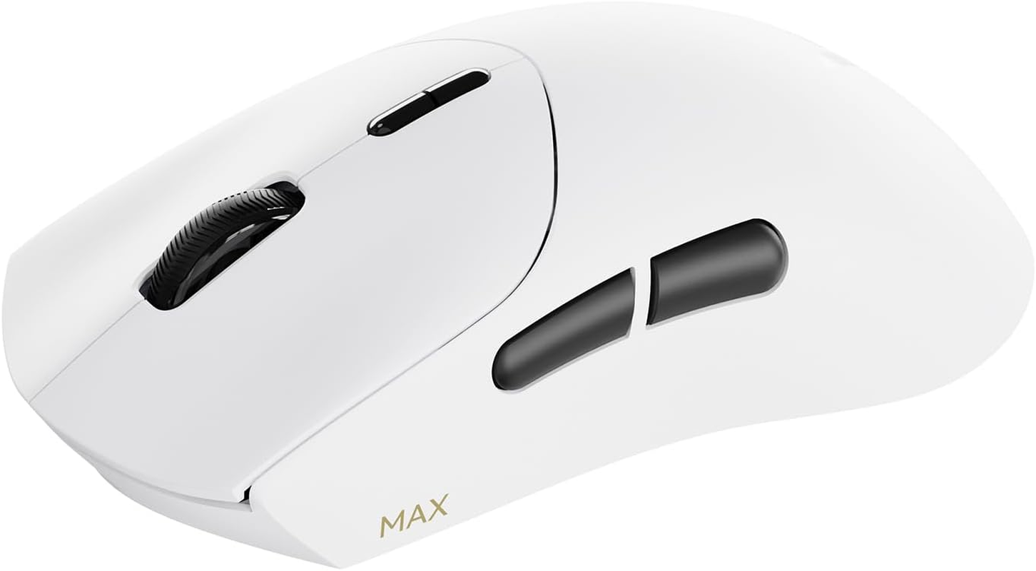 Rapoo VT7 Wireless Gaming Mouse, True 8K Wireless Polling Rate, 53G Lightweight, up to 750 Hr Battery, Nordic Nrf54L15 MCU, 100-Million Mechanical Switch, 10 Programmable Buttons, Macro Enabled, Black