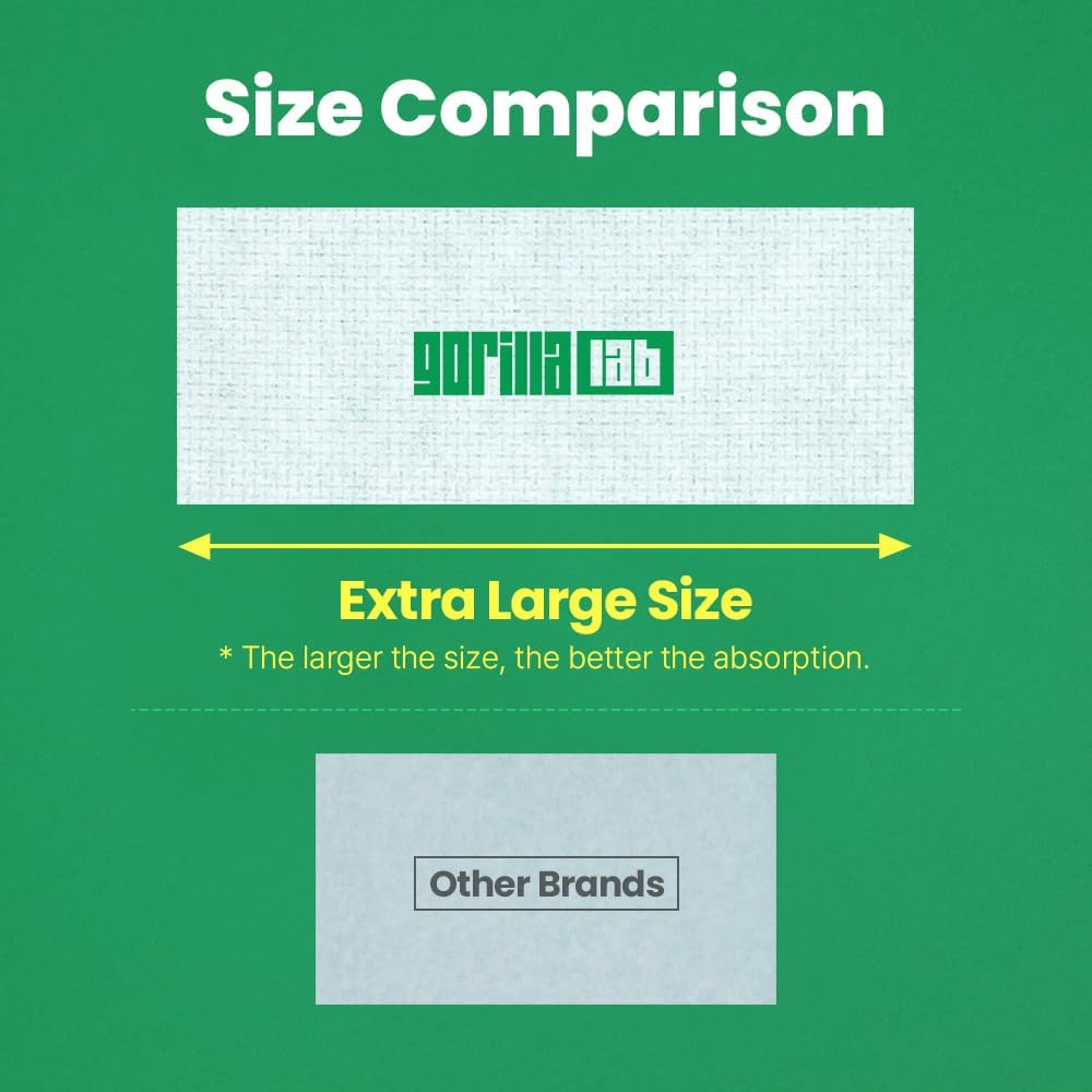 Gorilla Lab Color Catcher Monster Sheets for Laundry, 100 Count Heavy-Duty XL Dye & Debris Absorbing, Fragrance Free, Safe for Sensitive Skin, Works in All Washers image number 4