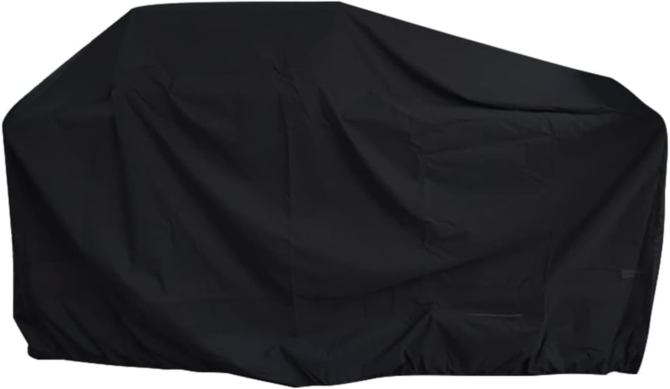 86 Inch Island BBQ Grill Head Cover Heavy Duty Waterproof Outdoor Kitchen BBQ Cover, Black image number 1