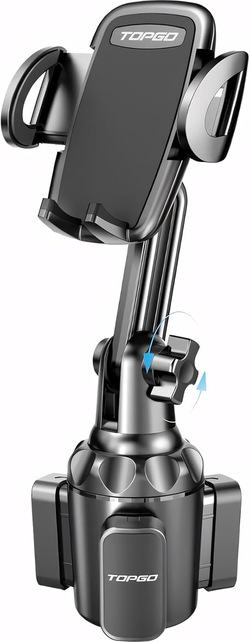 Car-Cup-Holder-Phone-Mount Adjustable Pole Automobile Cup Holder Smart Phone Cradle Car Mount for Iphone 11 Pro/Xr/Xs Max/X/8/7 Plus/6S/Samsung S10 /Note 9/S8 Plus/S7 Edge image number 5