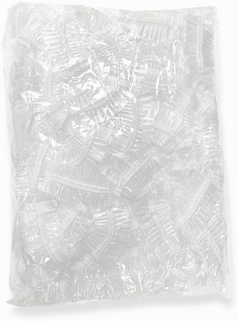 TEAONE Shower Ear Caps, 100 PCS Waterproof Ear Covers for Shower, Bathing, Hair Dye (12Cm/4.72In)