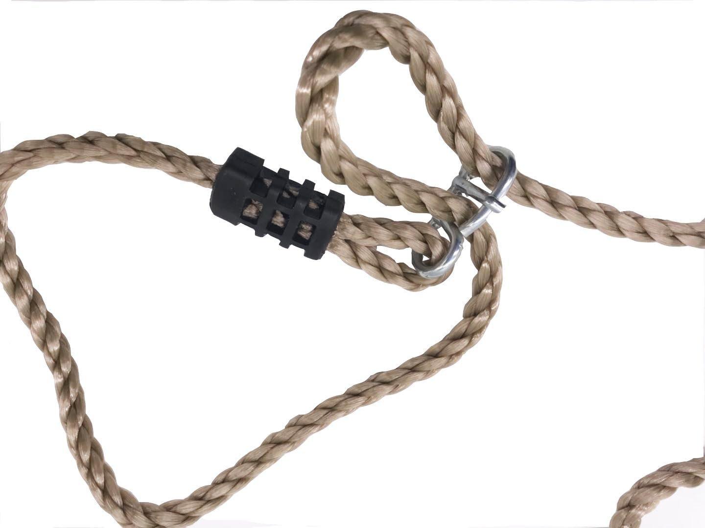 NOSTAFY 2PC Heavy Duty Length Adjustable Nylon Rope Express Setup Hanging Tree Straps (250 Lbs Limited/Each) for Outdoor Swings Hammock Playground Set Accessories image number 3