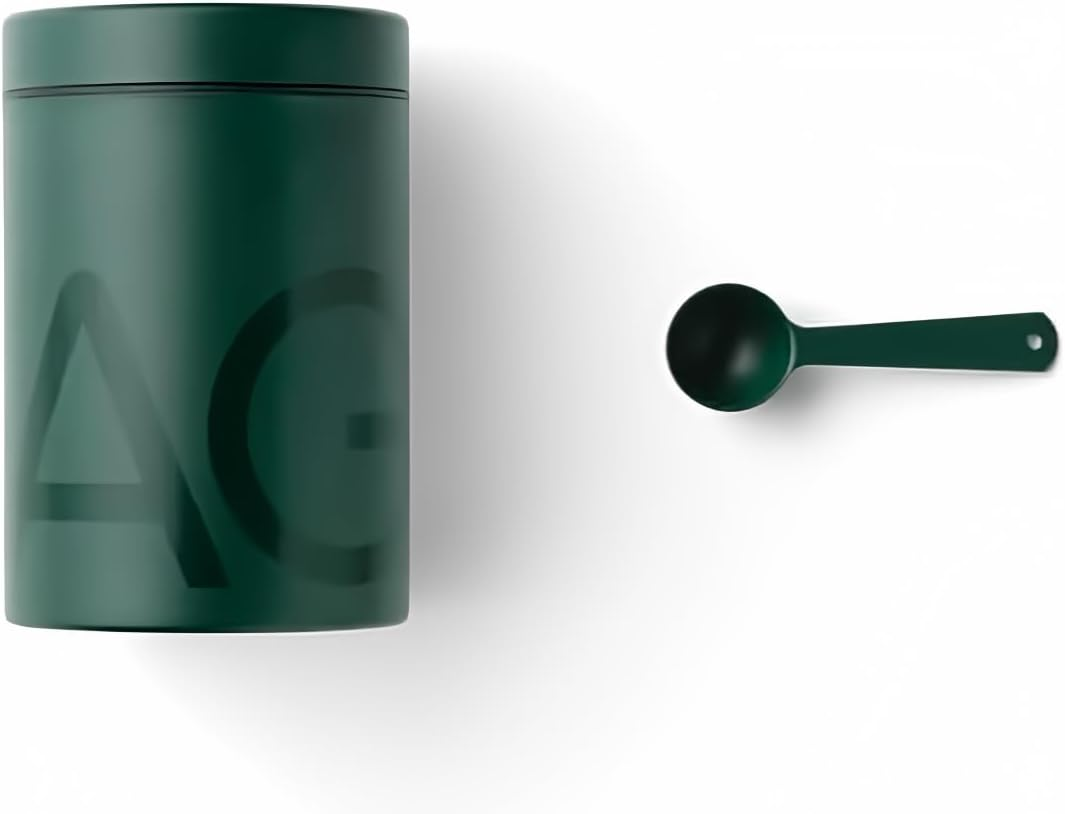 AG1 Athletic Greens Stainless Steel Canister and Scoop