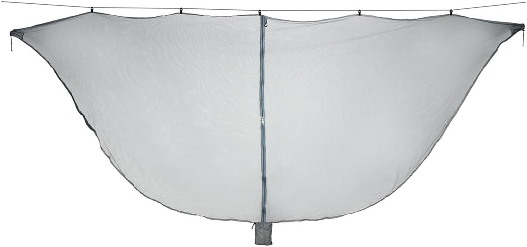 AIMALL Separate Mosquito Net Cover for Hammock, Anti-Mosquito Outdoor Net with Zipper and Hooks, Durable, 6M Hanging Rope for Outdoor Camping and Travel, No Hammock Included