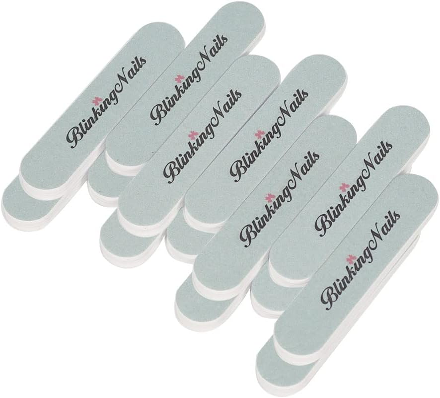 Blinkingnails Fine Nail Buffer File for Polishing,Smooth and Shiny Natural Nails,Mini Size Nail Buffer Block 300 and 6000 Grit Cushion Nail File Art Pedicure Manicure Tips Pack of 14Pcs image number 6
