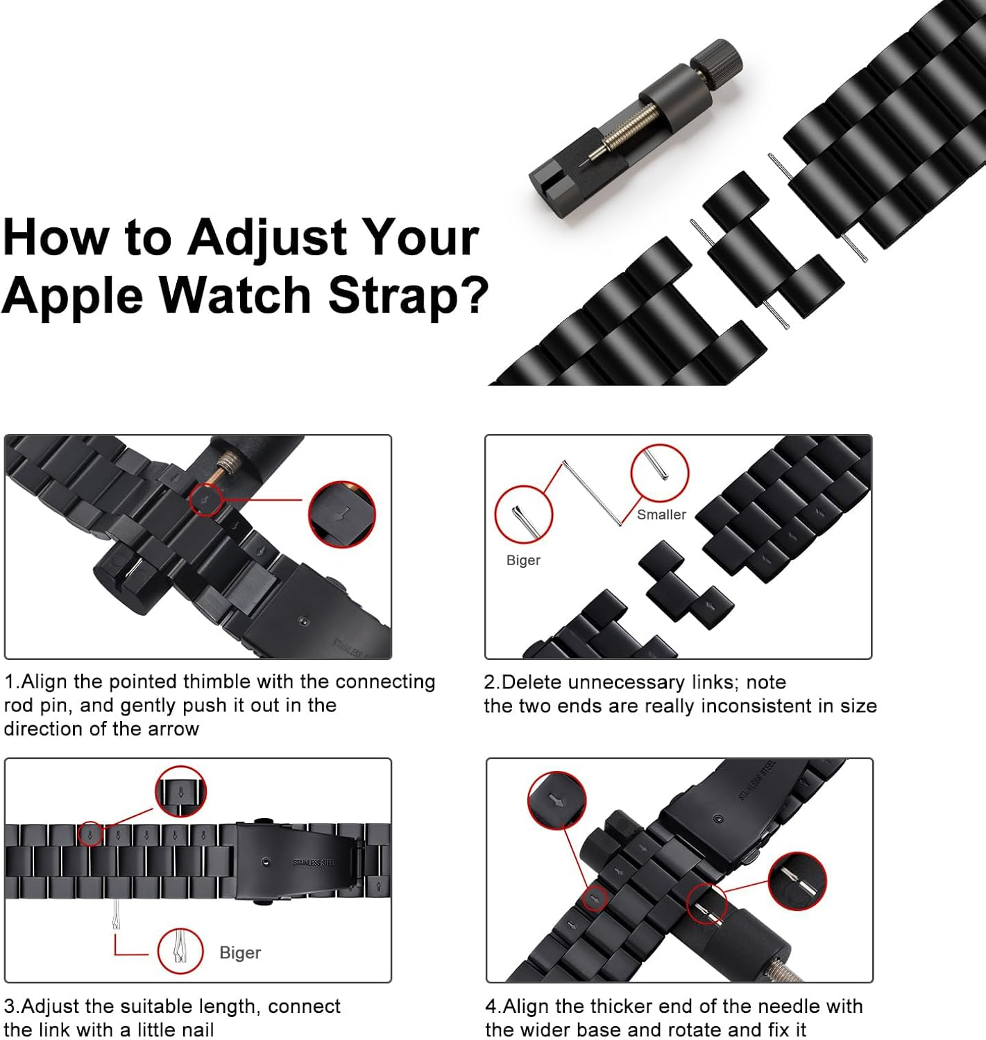Compatible with Apple Watch Band 49Mm 46Mm 45Mm 44Mm 42Mm 41Mm 40Mm 38Mm for Men Women, Stainless Steel Metal Iwatch Band for Apple Watch Series 11 10 9 8 7 6 5 4 3 2 1 SE SE2 SE3 Ultra 3 2 1 image number 5