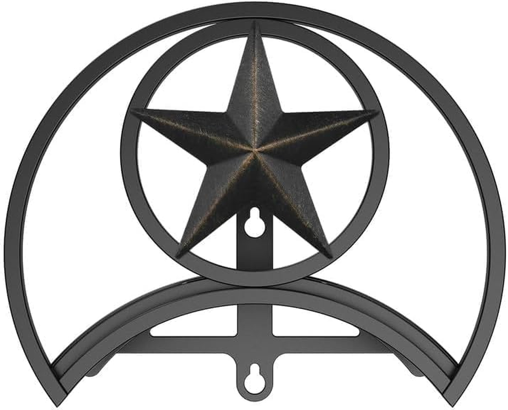 GOFORWILD Garden Hose Holder, Decorative Hose Butler Sturdy Water Hose Rack, Durable Wall Hose Hanger, Holds 125-Feet of 5/8-Inch Hose, Hose Reel, Made of Gauge Steel (9.8)