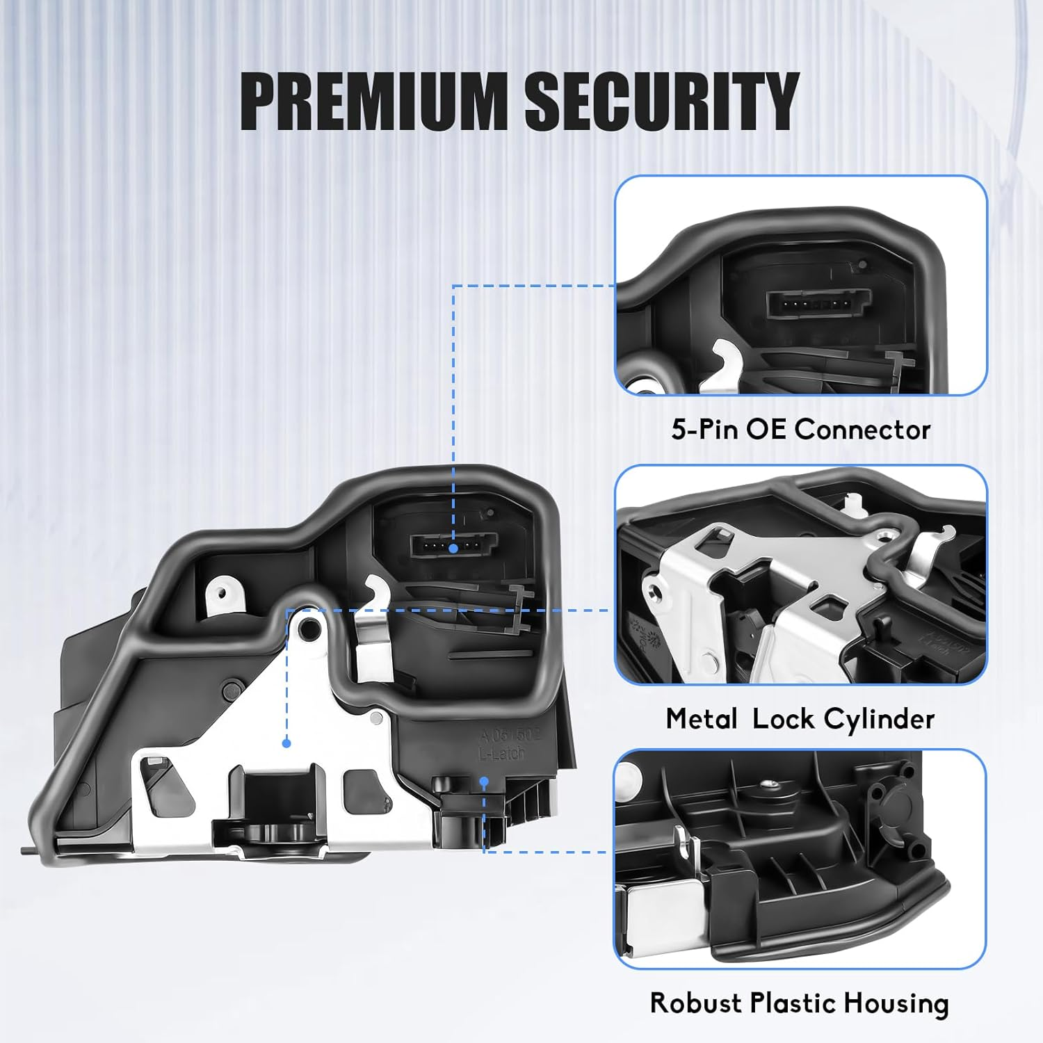 Power Door Lock Latch Actuator Front Left Driver Side Fit for 2007 2008 2009 2010 2011 2012 2013 2014 2015 2016 BMW 228I 230I 328I 320I 328D 325Xi 325I 335I 420I 428I 520I 535I 550I M3 M4 M5 X1 X3 image number 4
