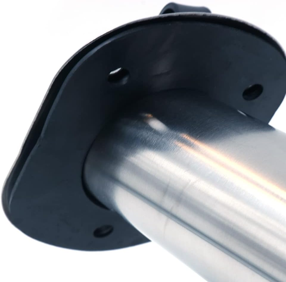 2X ZONADA Heavy Duty Stainless Steel 316 Fishing Rod Holders, Marine Grade, Flush Mount Fishing Rod Pole Holders, 30 Degree image number 4