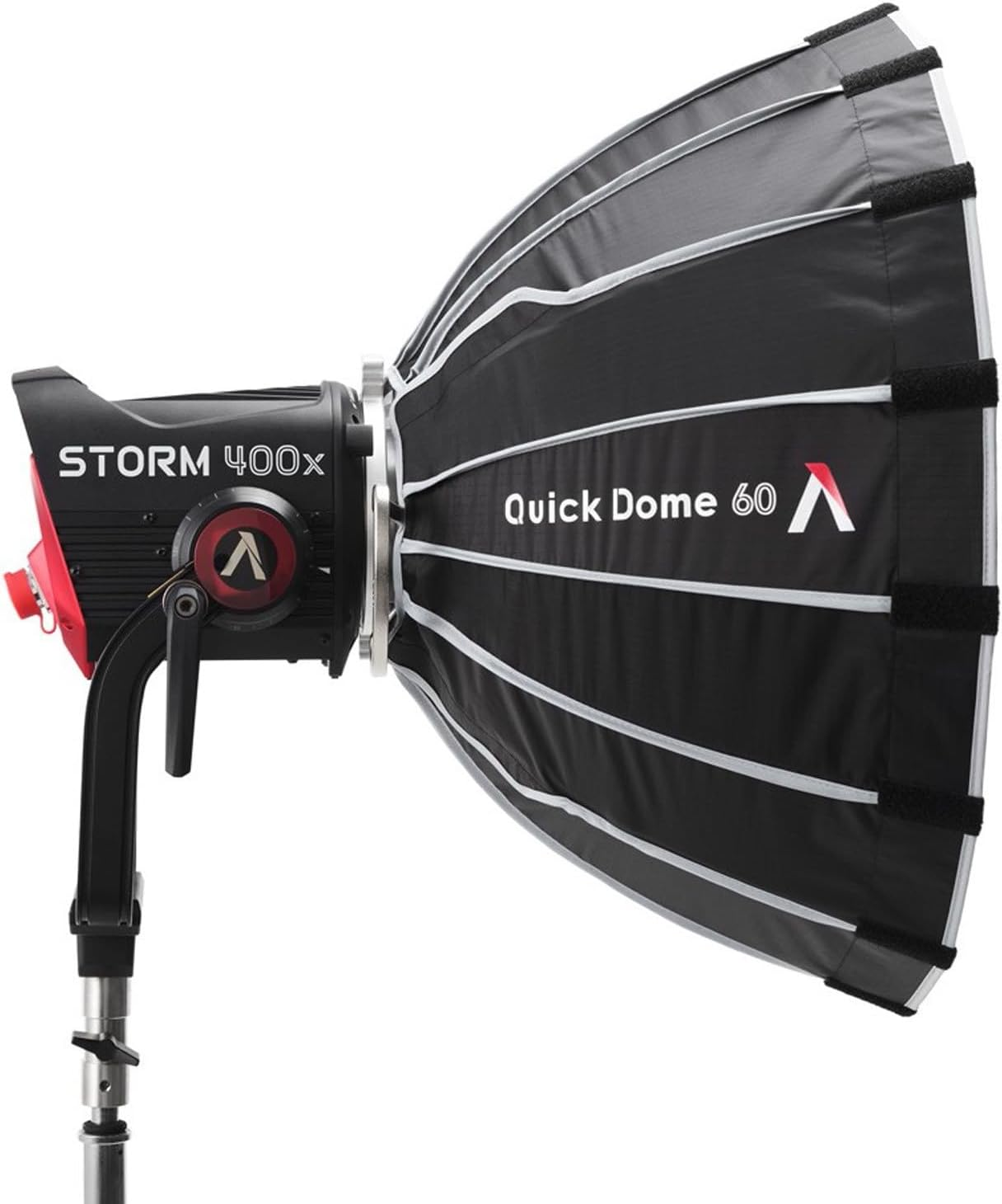 Aputure Quick Dome 60 Bowens Mount Softbox - 60Cm (2Ft) Circular Quick-Release Softbox with 16 Steel Rods, for Aputure Storm 400X and Other Bowens Mount Video Light,For Studio/On-Location Shooting image number 1